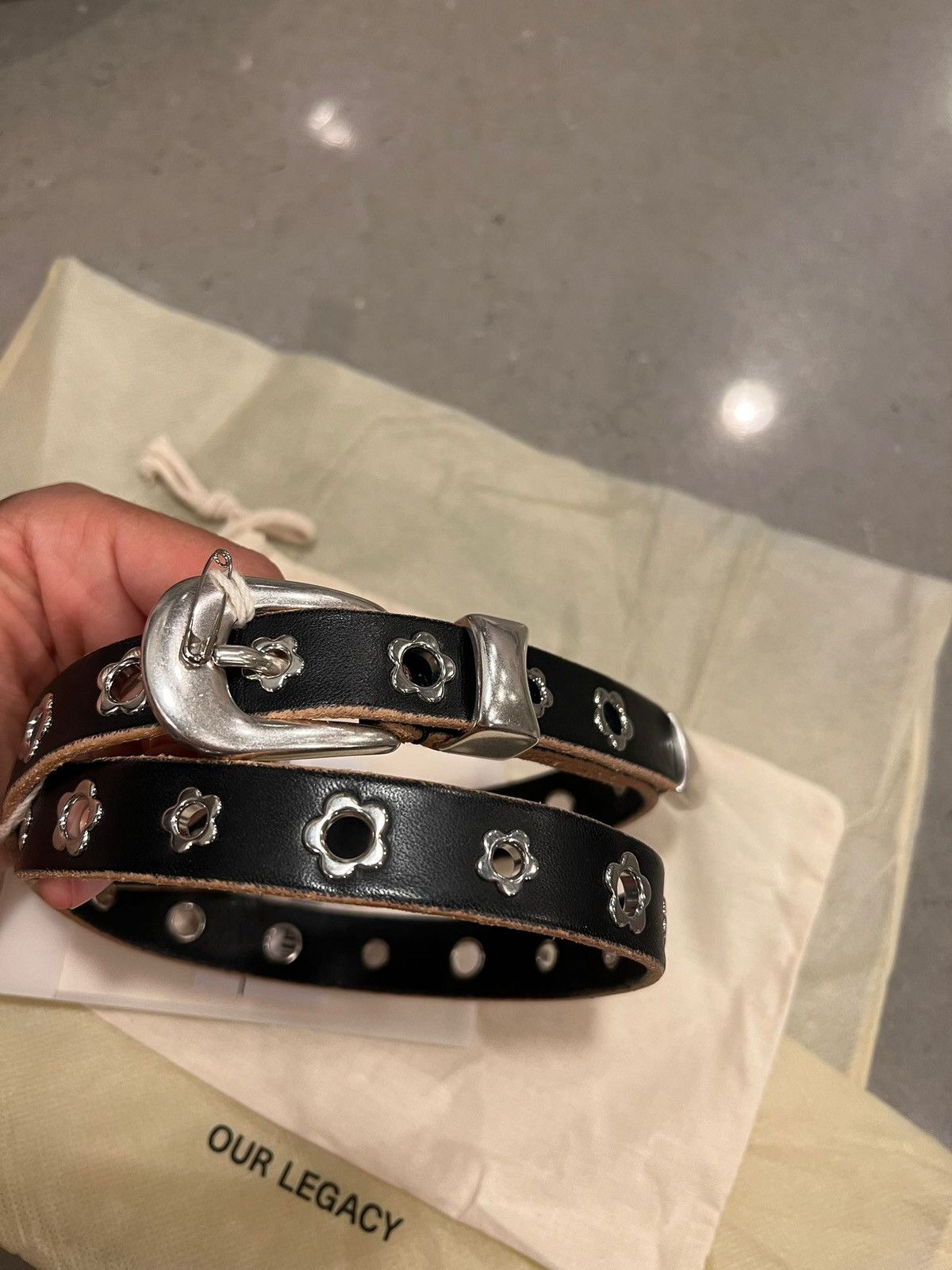 Our Legacy Our Legacy Flower Belt | Grailed