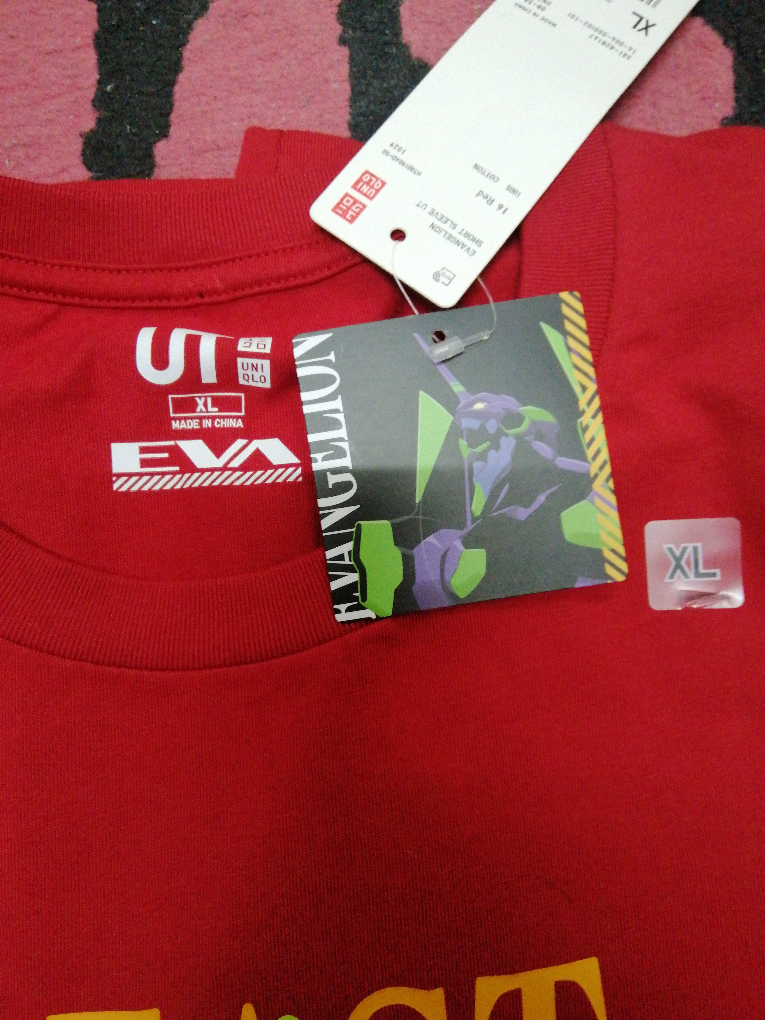 Anime Evangelion 3.0 Beast From 2nd Phase Code 777 by Uniqlo/XL Size US XL / EU 56 / 4 - 4 Thumbnail