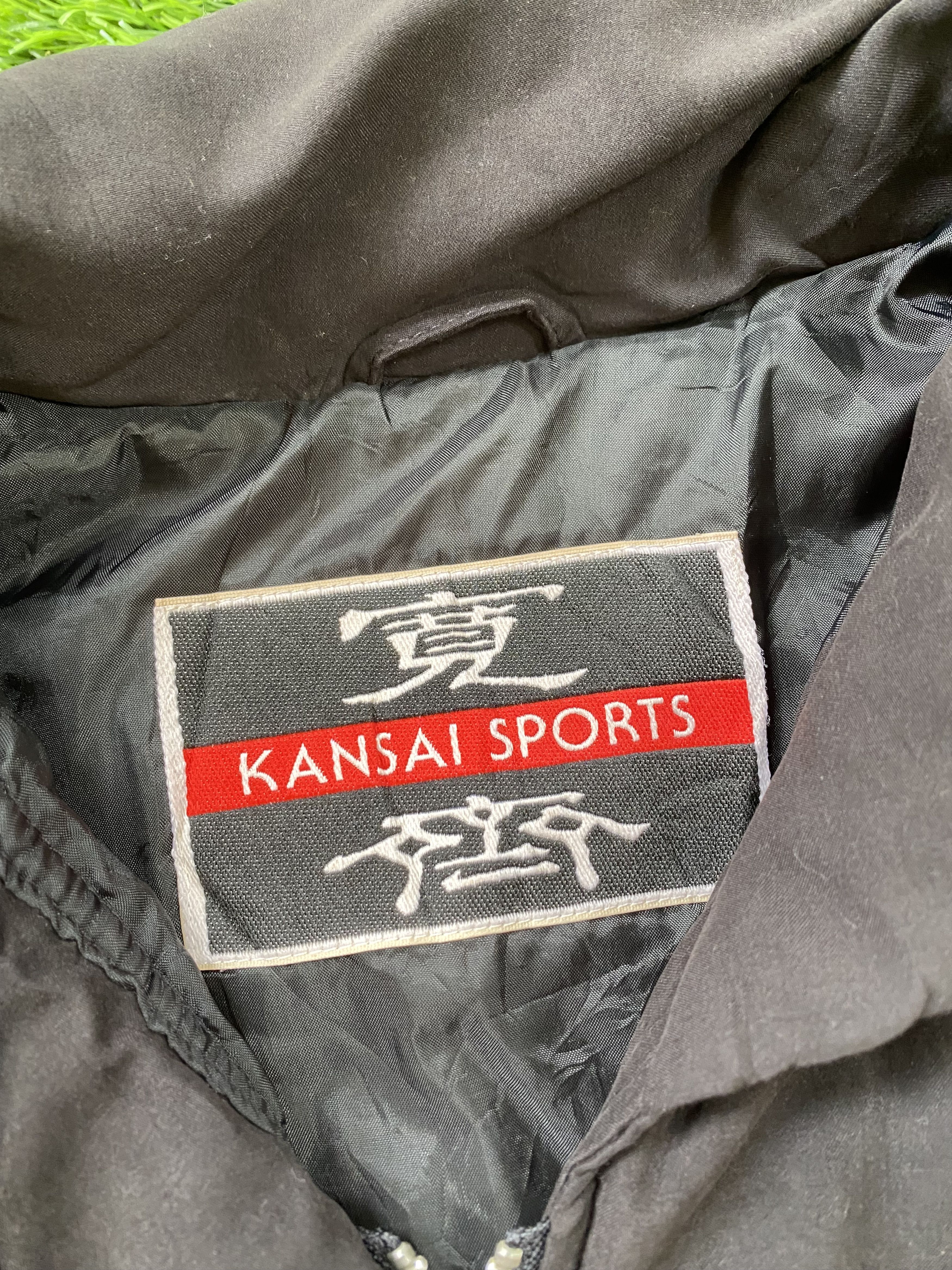 Kansai Yamamoto Vintage Kansai Yamamoto Sports Duffle Coat Big Logo Dragon Size US L / EU 52-54 / 3 - 3 Thumbnail