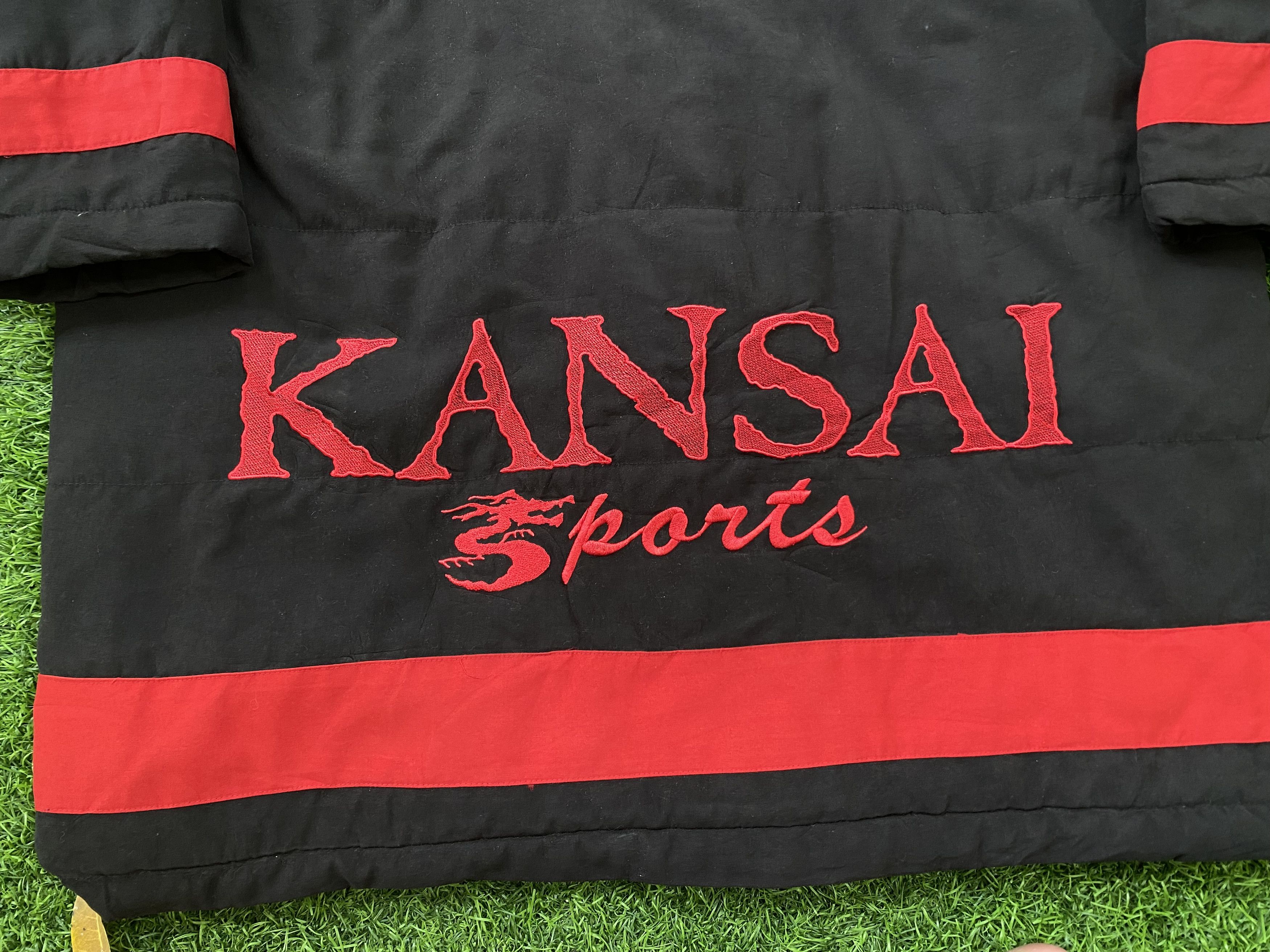 Kansai Yamamoto Vintage Kansai Yamamoto Sports Duffle Coat Big Logo Dragon Size US L / EU 52-54 / 3 - 4 Thumbnail