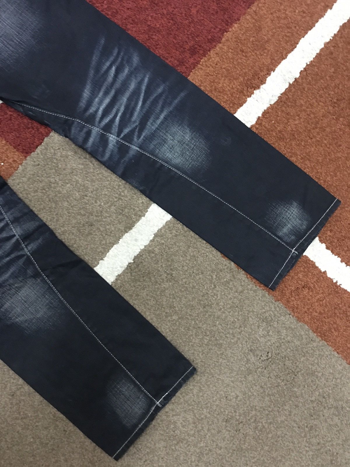 Indigo BACK NUMBER Japan Military Indigo Fades Tactical Light Denim Size US 31 - 12 Thumbnail