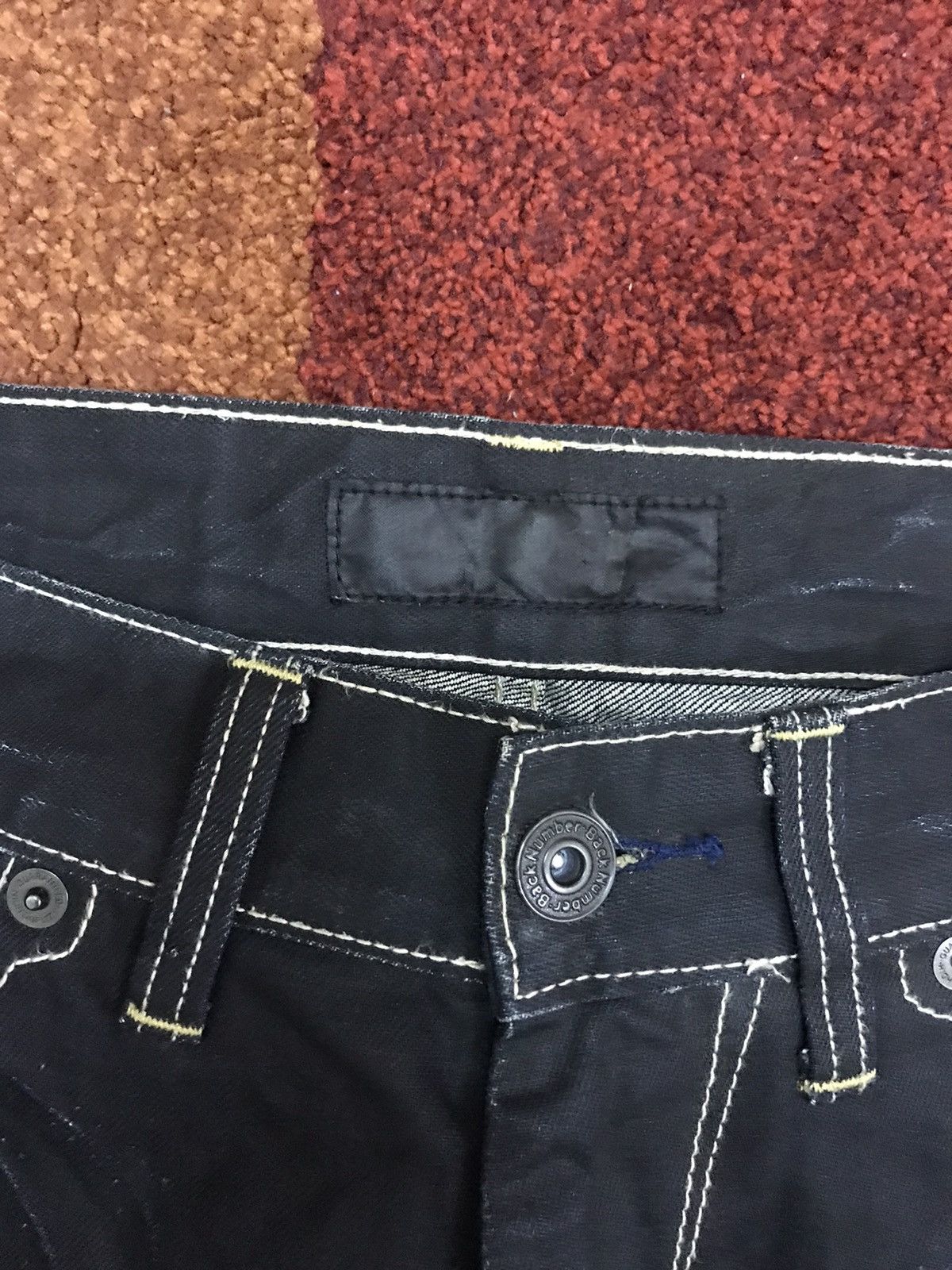Indigo BACK NUMBER Japan Military Indigo Fades Tactical Light Denim Size US 31 - 6 Thumbnail