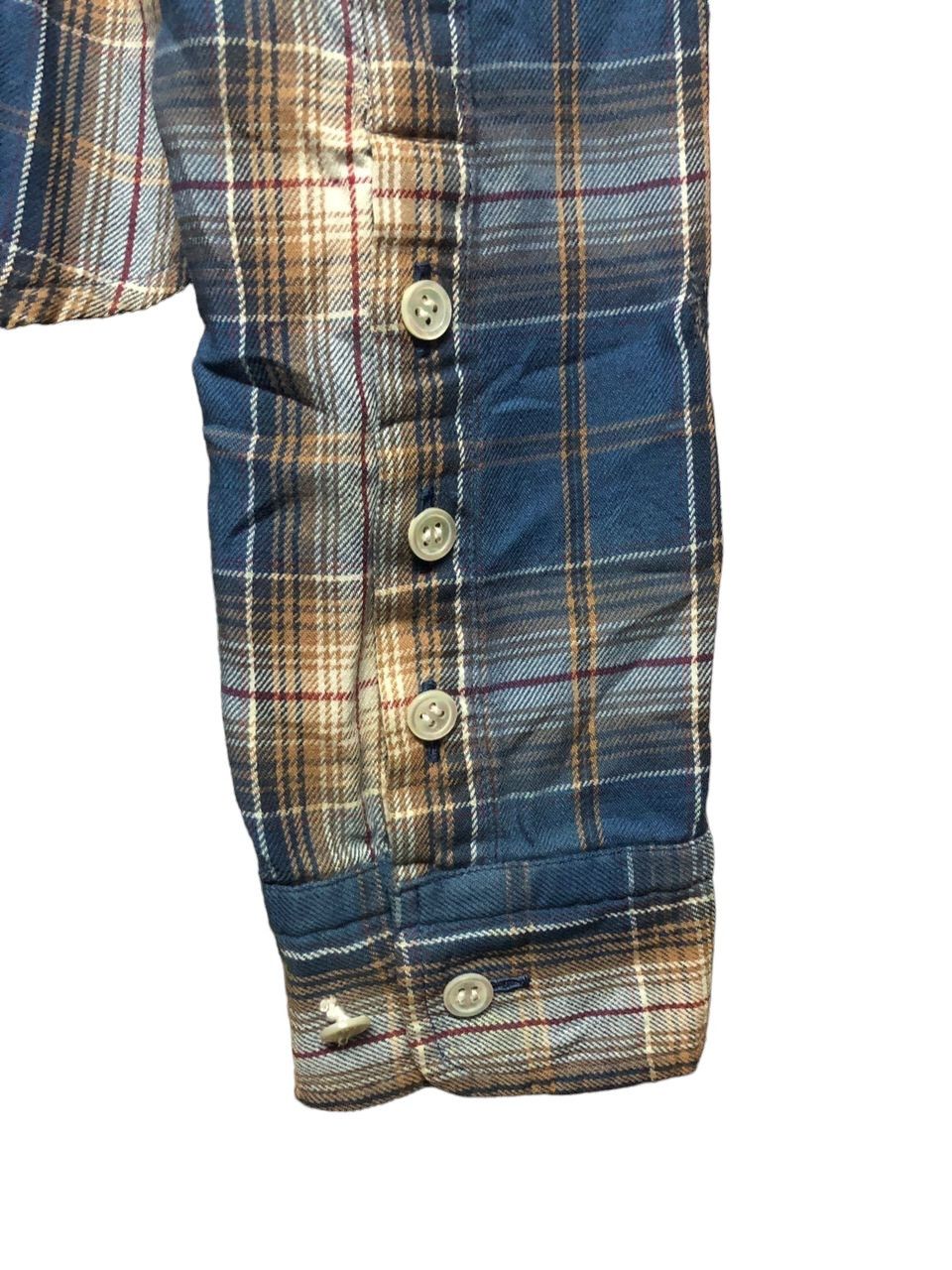 Jun Takahashi Ss98 Undercoverism Patch Work Distress Plaid Button UpShirt Size US M / EU 48-50 / 2 - 8 Thumbnail