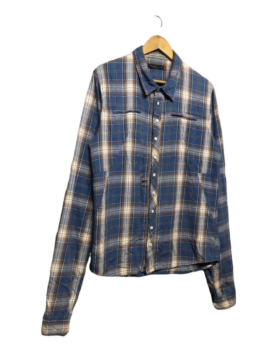 Jun Takahashi Ss98 Undercoverism Patch Work Distress Plaid Button UpShirt Size US M / EU 48-50 / 2 - 4 Thumbnail
