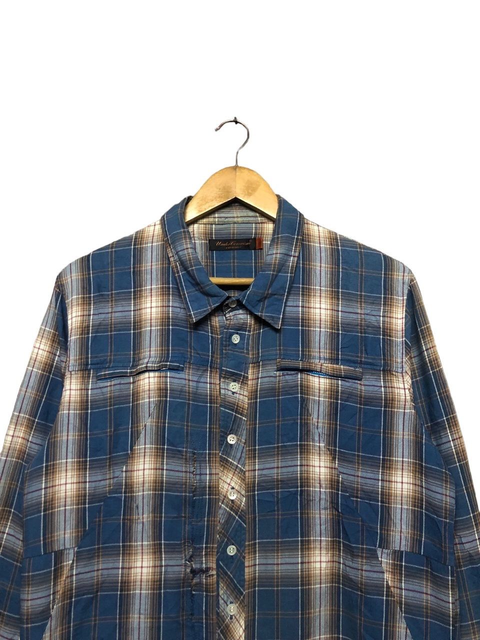 Jun Takahashi Ss98 Undercoverism Patch Work Distress Plaid Button UpShirt Size US M / EU 48-50 / 2 - 5 Thumbnail