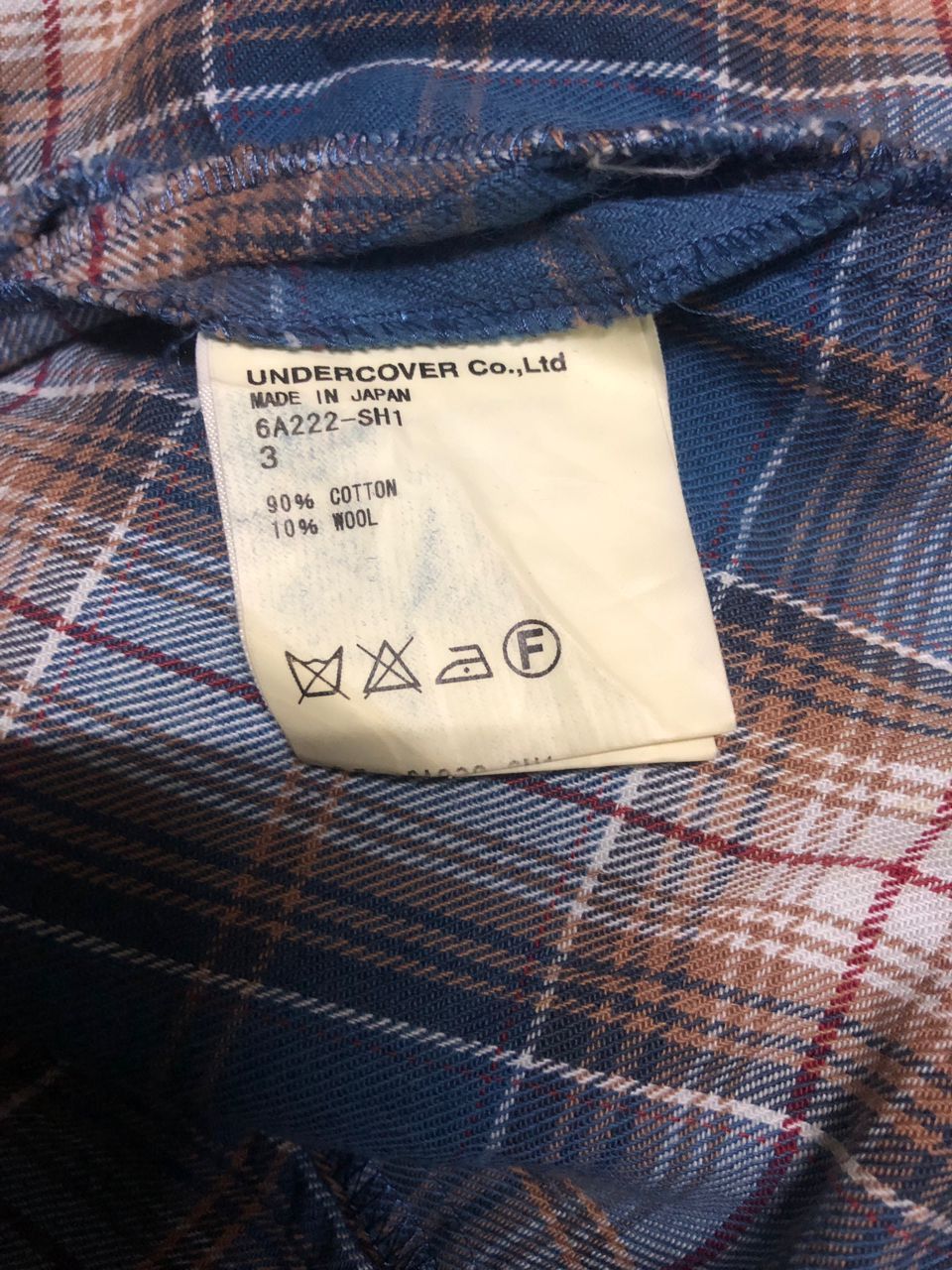 Jun Takahashi Ss98 Undercoverism Patch Work Distress Plaid Button UpShirt Size US M / EU 48-50 / 2 - 10 Thumbnail