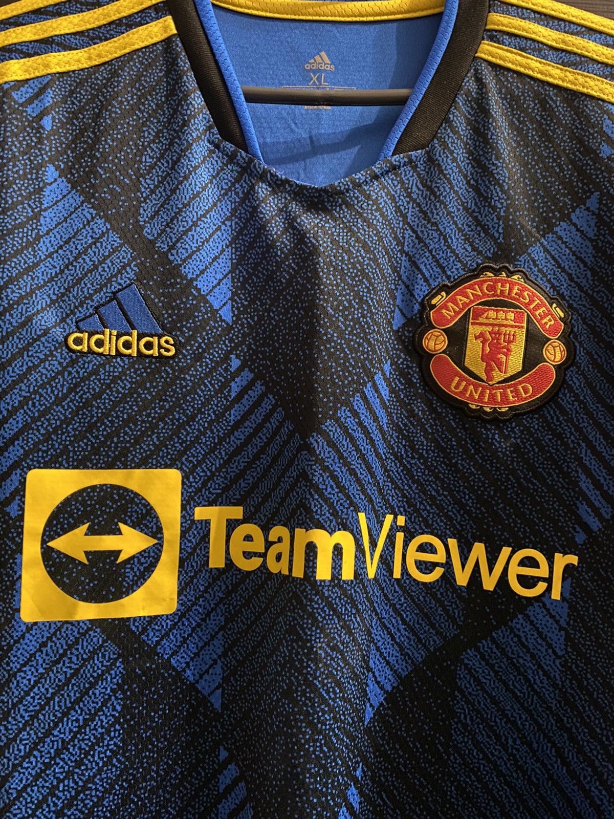 Adidas Rare Football Jersey Manchester United x Adidas 20/21’ Size US XL / EU 56 / 4 - 3 Thumbnail