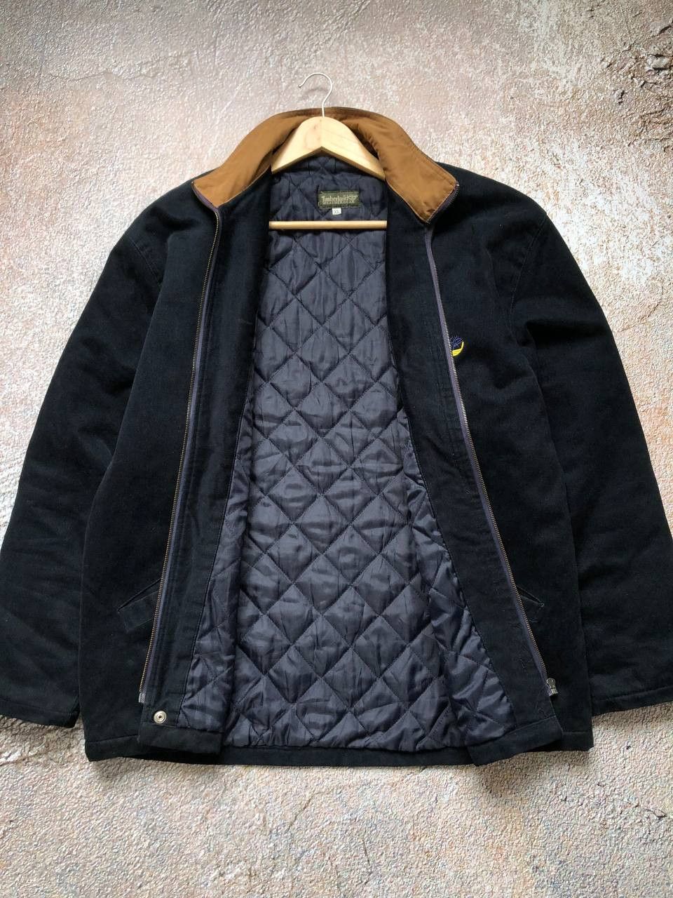 Timberland × Vintage Vintage Timberland Jacket Made In USA Workwear Y2K Big logo Size US XL / EU 56 / 4 - 5 Thumbnail