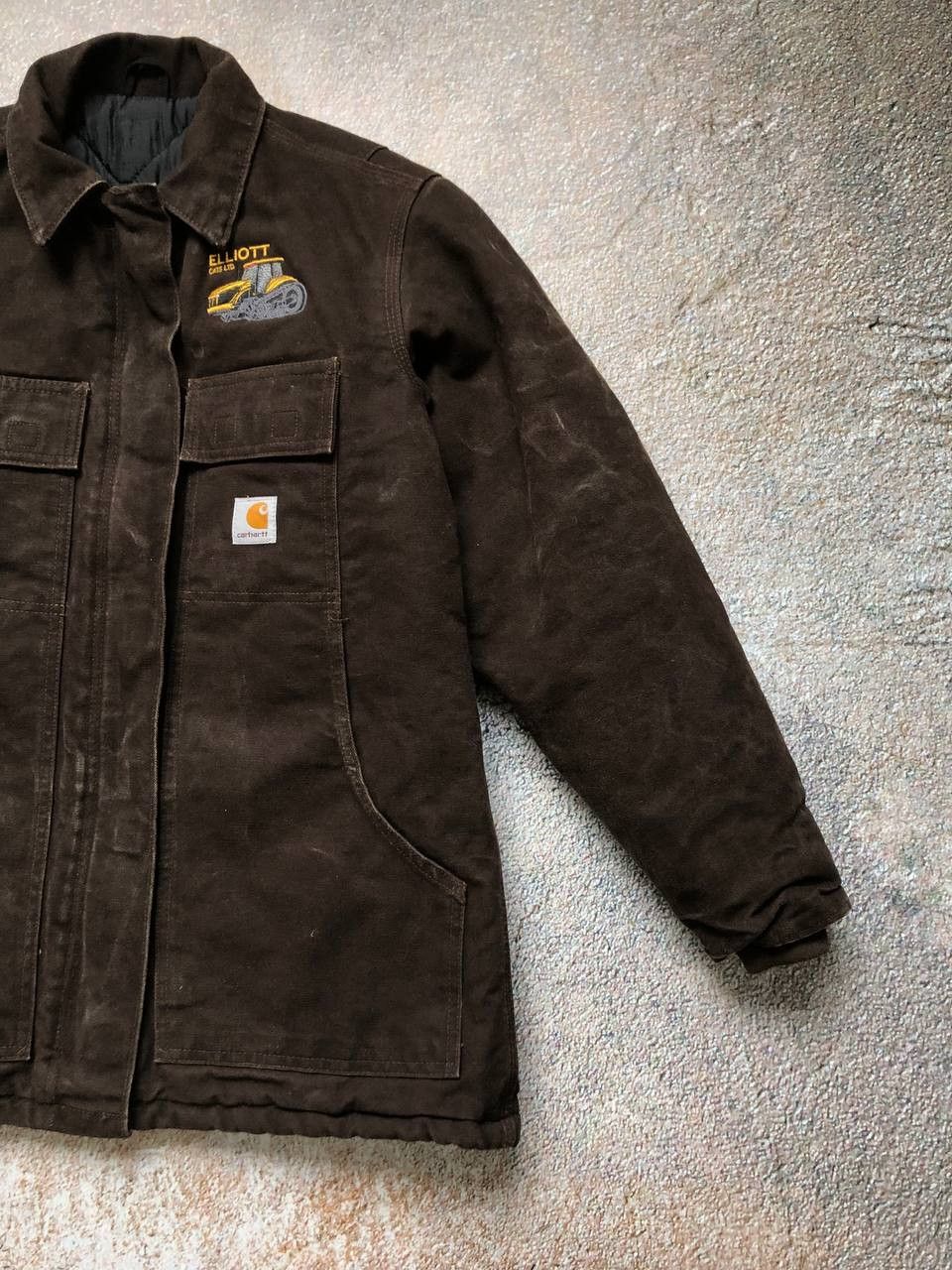 Carhartt × Carhartt Wip × Vintage Brown Carhartt Detroit Jacket Size S / US 4 / IT 40 - 5 Thumbnail
