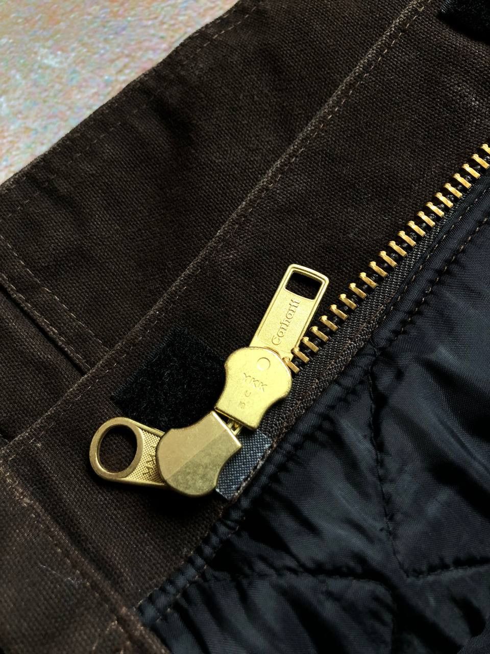 Carhartt × Carhartt Wip × Vintage Brown Carhartt Detroit Jacket Size S / US 4 / IT 40 - 10 Thumbnail