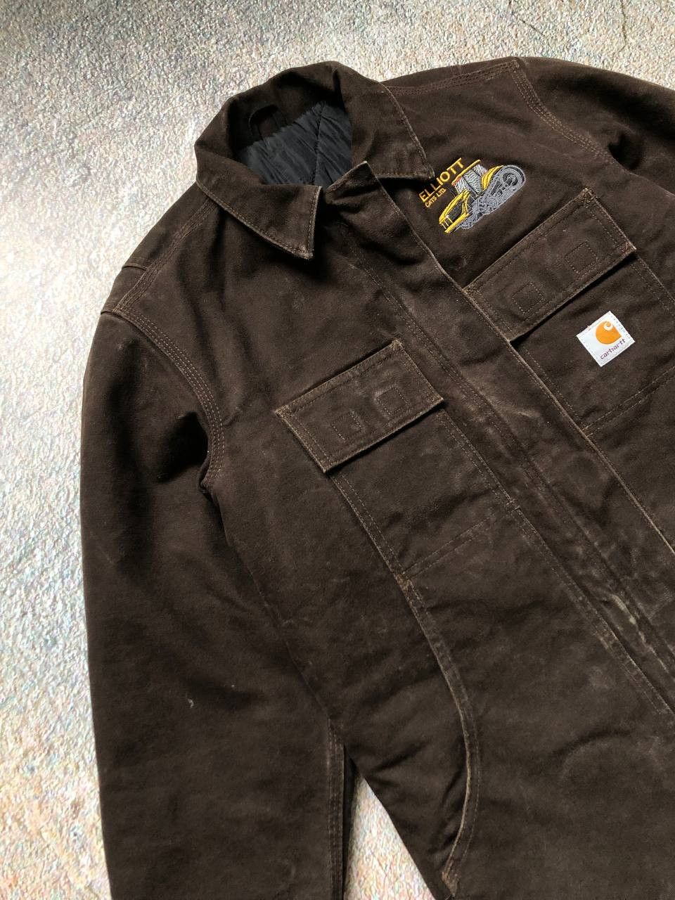 Carhartt × Carhartt Wip × Vintage Brown Carhartt Detroit Jacket Size S / US 4 / IT 40 - 7 Thumbnail