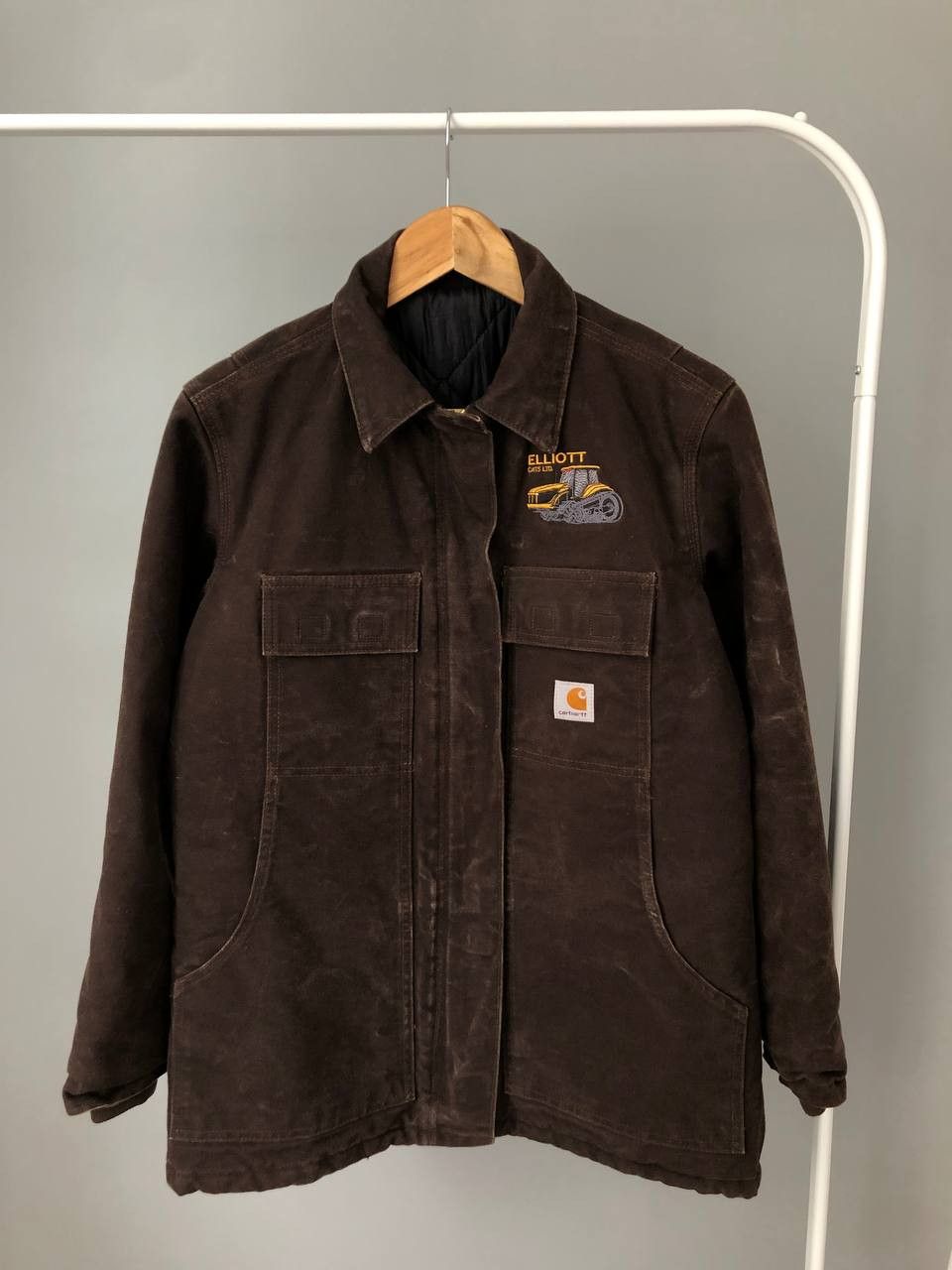 Carhartt × Carhartt Wip × Vintage Brown Carhartt Detroit Jacket Size S / US 4 / IT 40 - 1 Thumbnail