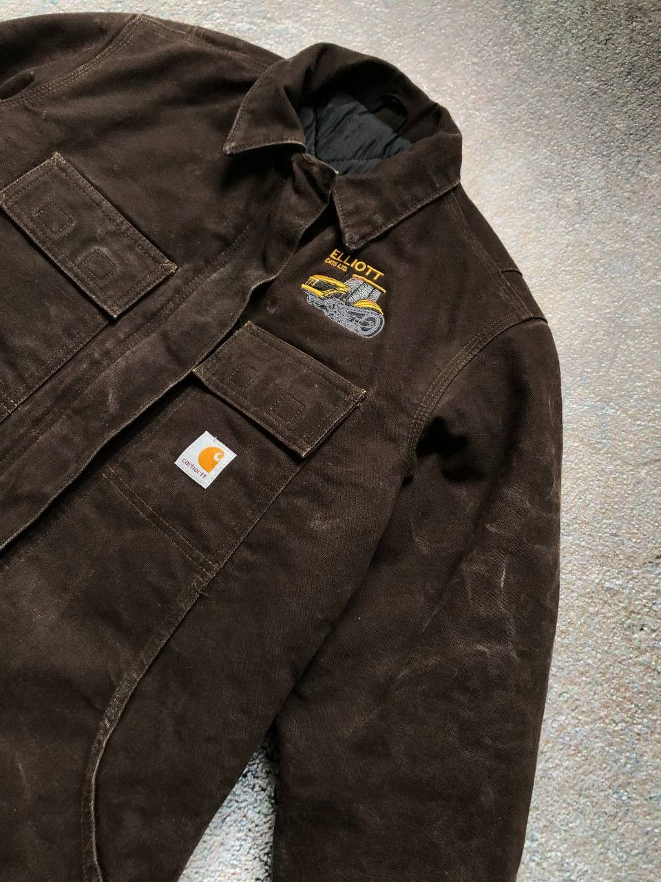 Carhartt × Carhartt Wip × Vintage Brown Carhartt Detroit Jacket Size S / US 4 / IT 40 - 6 Thumbnail