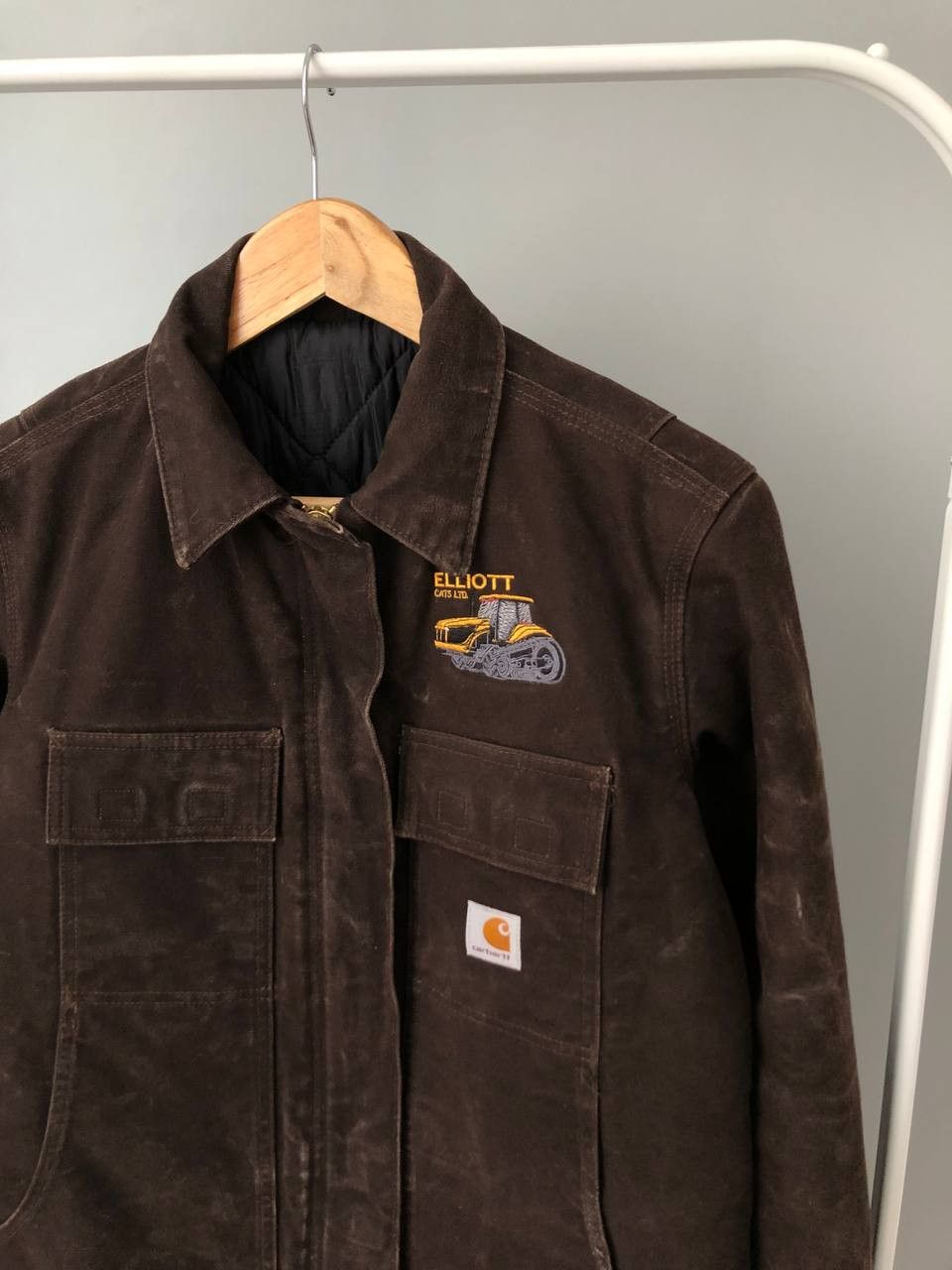 Carhartt × Carhartt Wip × Vintage Brown Carhartt Detroit Jacket Size S / US 4 / IT 40 - 2 Thumbnail