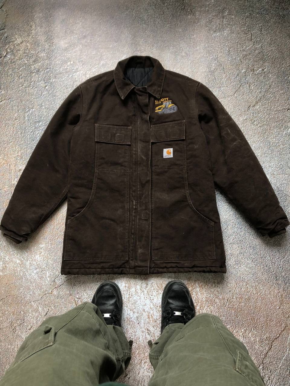 Carhartt × Carhartt Wip × Vintage Brown Carhartt Detroit Jacket Size S / US 4 / IT 40 - 3 Thumbnail