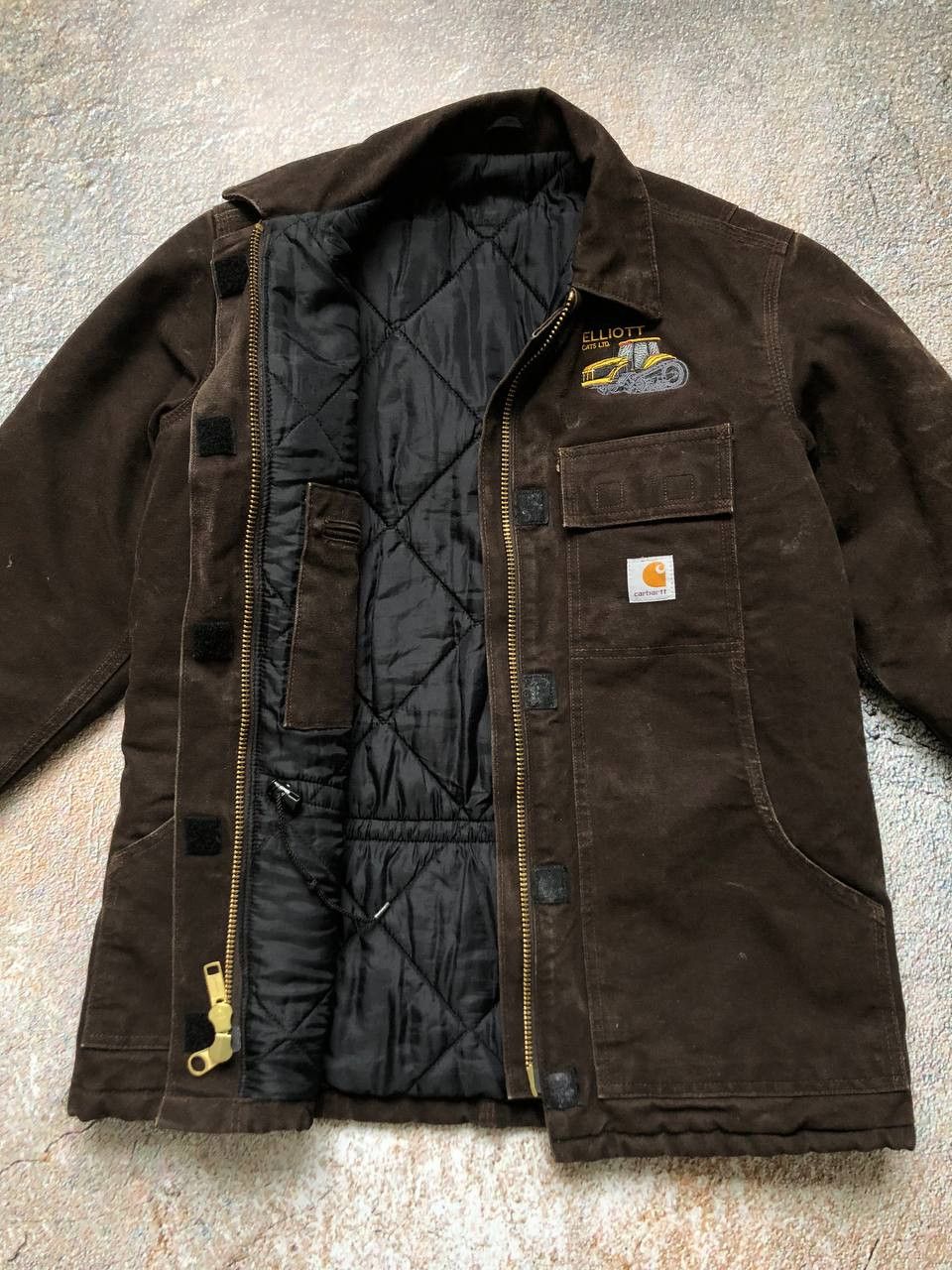 Carhartt × Carhartt Wip × Vintage Brown Carhartt Detroit Jacket Size S / US 4 / IT 40 - 8 Thumbnail