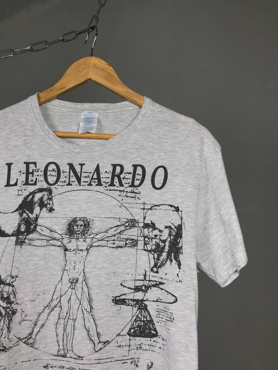 Vintage Leonardo da Vinci vintage art tee Size US M / EU 48-50 / 2 - 2 Thumbnail