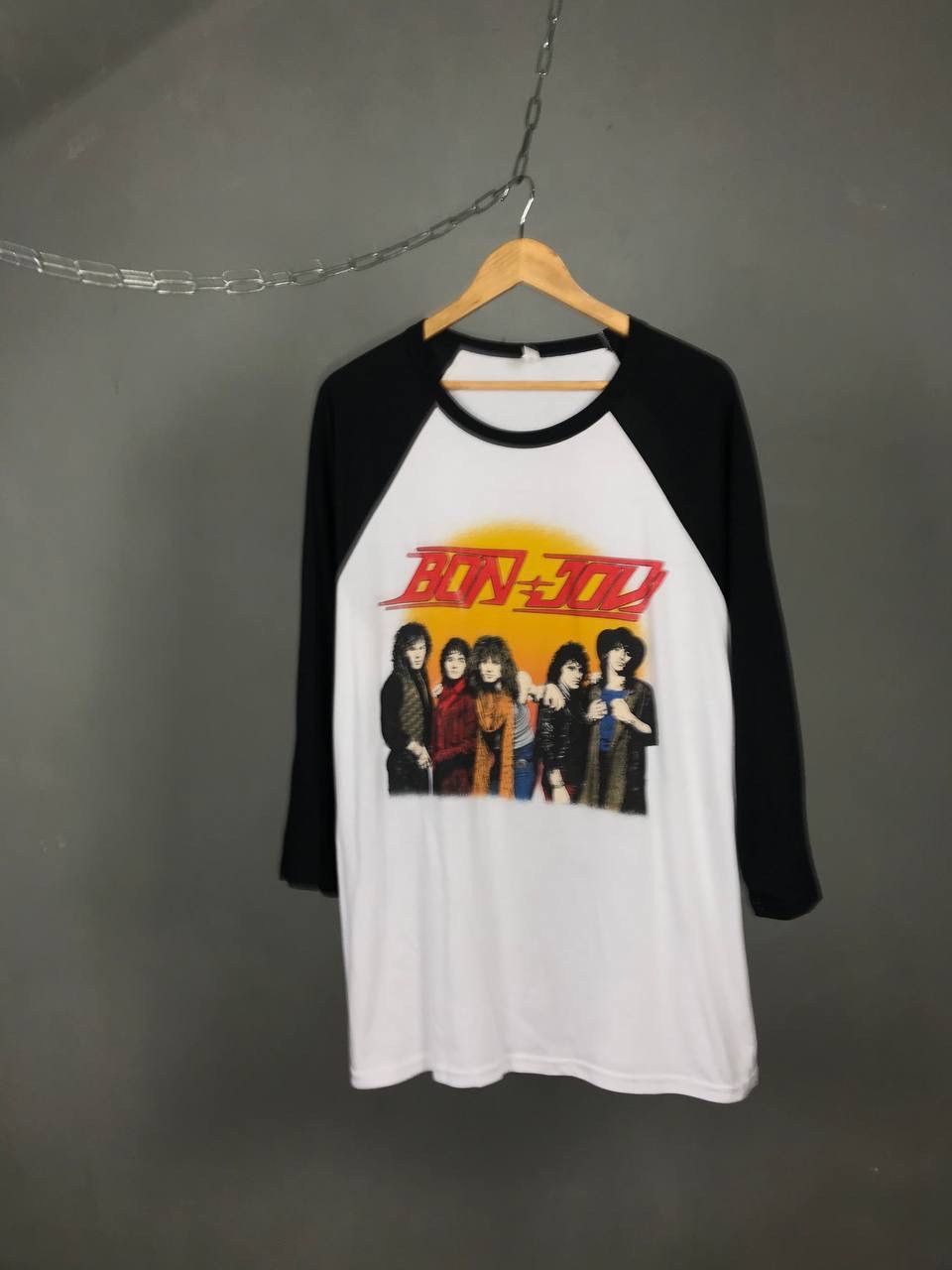 Band Tees × Bon Jovi Bon Jovi vintage rock band made in USA longsleeve Size US XL / EU 56 / 4 - 1 Thumbnail