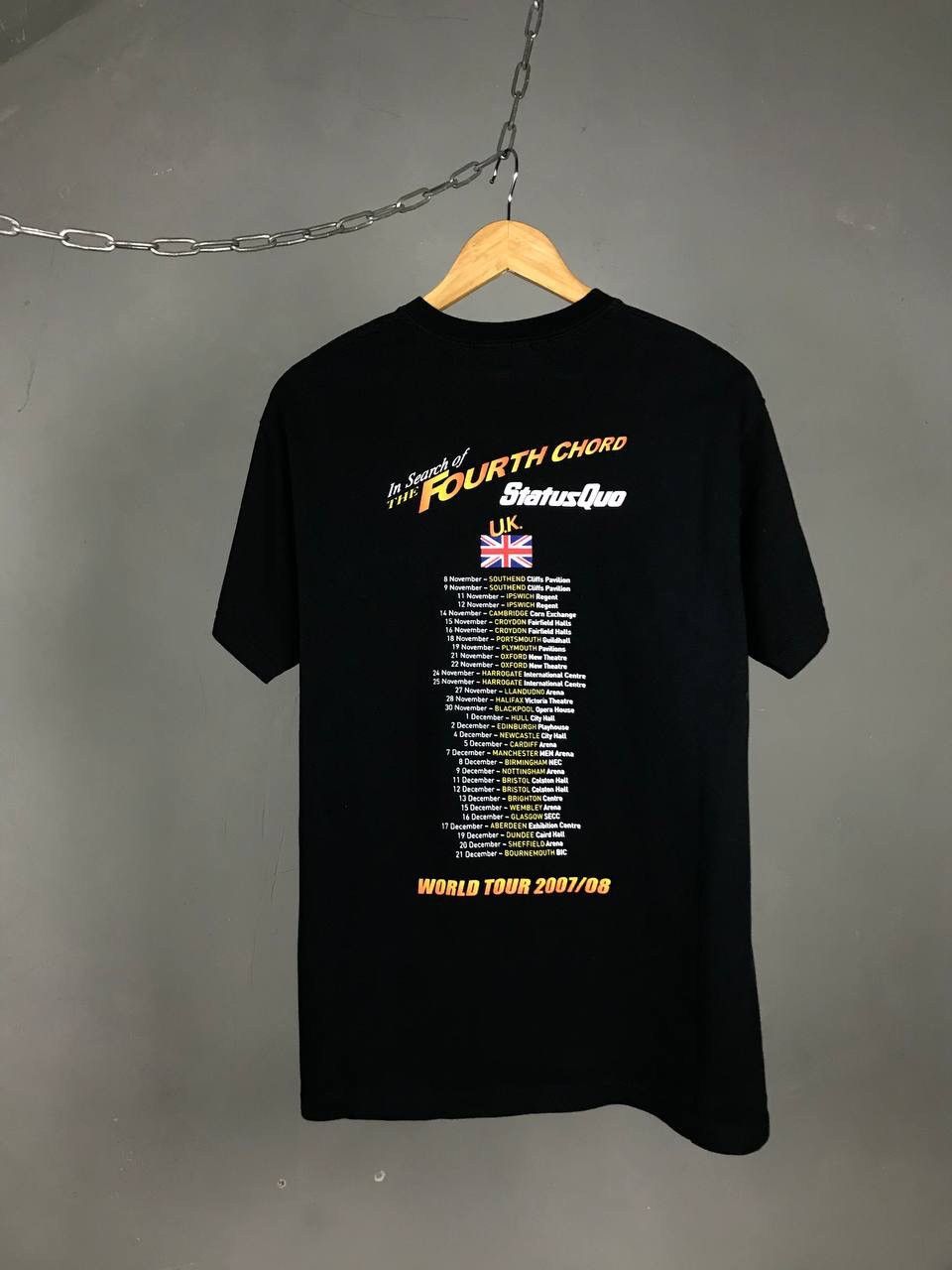 Band Tees Status Quo 2007 vintage rock band tour tee Size US M / EU 48-50 / 2 - 6 Thumbnail