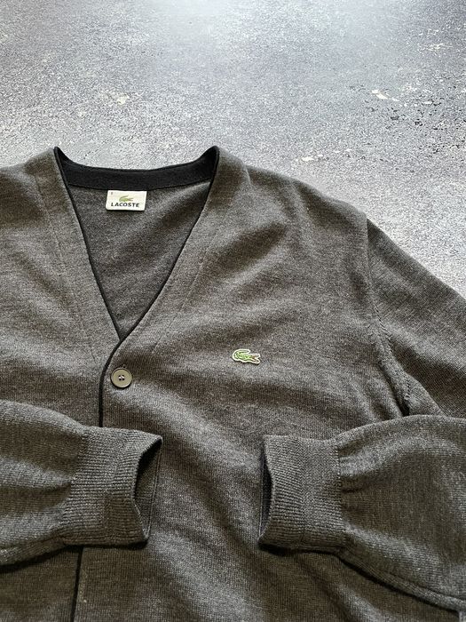 Vintage Cardigan Lacoste Vintage Sweater V-Neck Button Up | Grailed