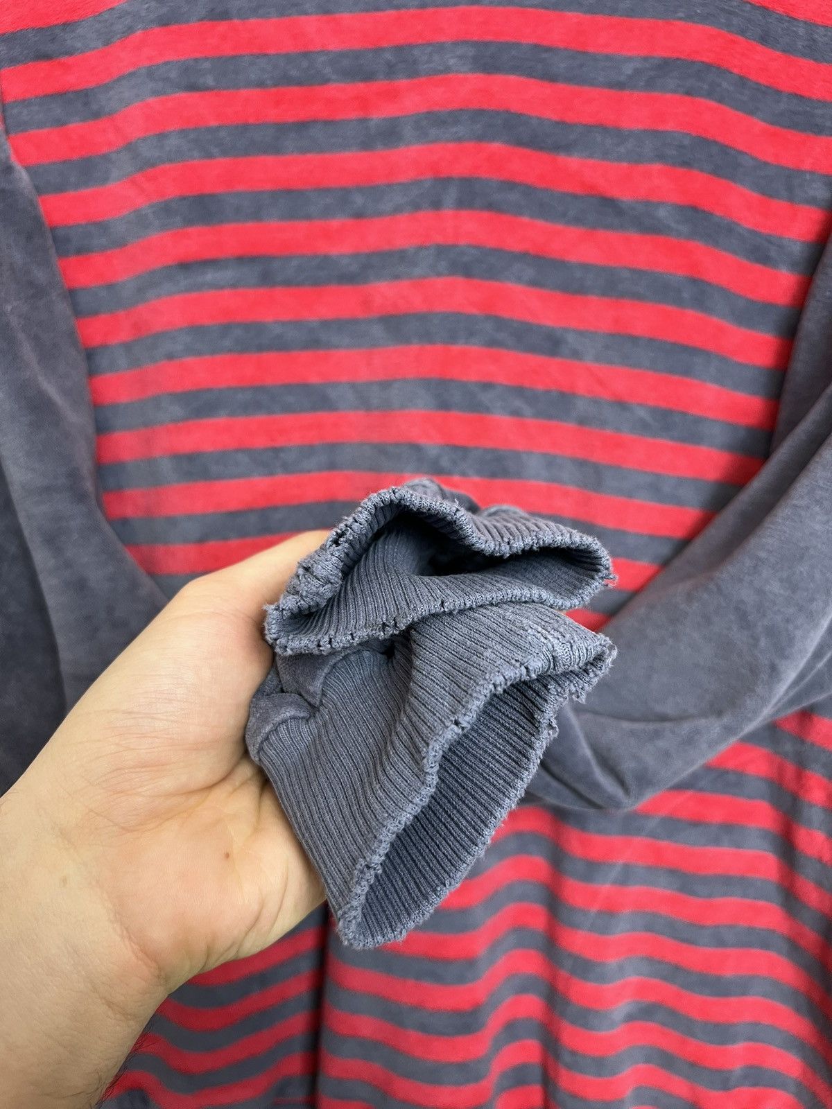 Lacoste Lacoste Vintage Stripped Velvet Crewneck Sweatshirt 90s Hype Size US M / EU 48-50 / 2 - 9 Thumbnail
