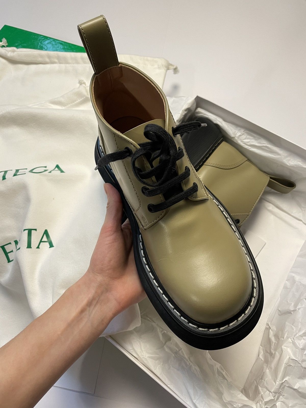 Bottega Veneta Bottega Veneta Bounce Lace-Up Boots Size US 9 / IT 39 - 7 Thumbnail