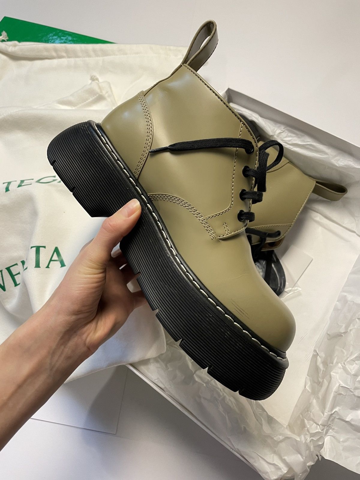 Bottega Veneta Bottega Veneta Bounce Lace-Up Boots Size US 9 / IT 39 - 4 Thumbnail