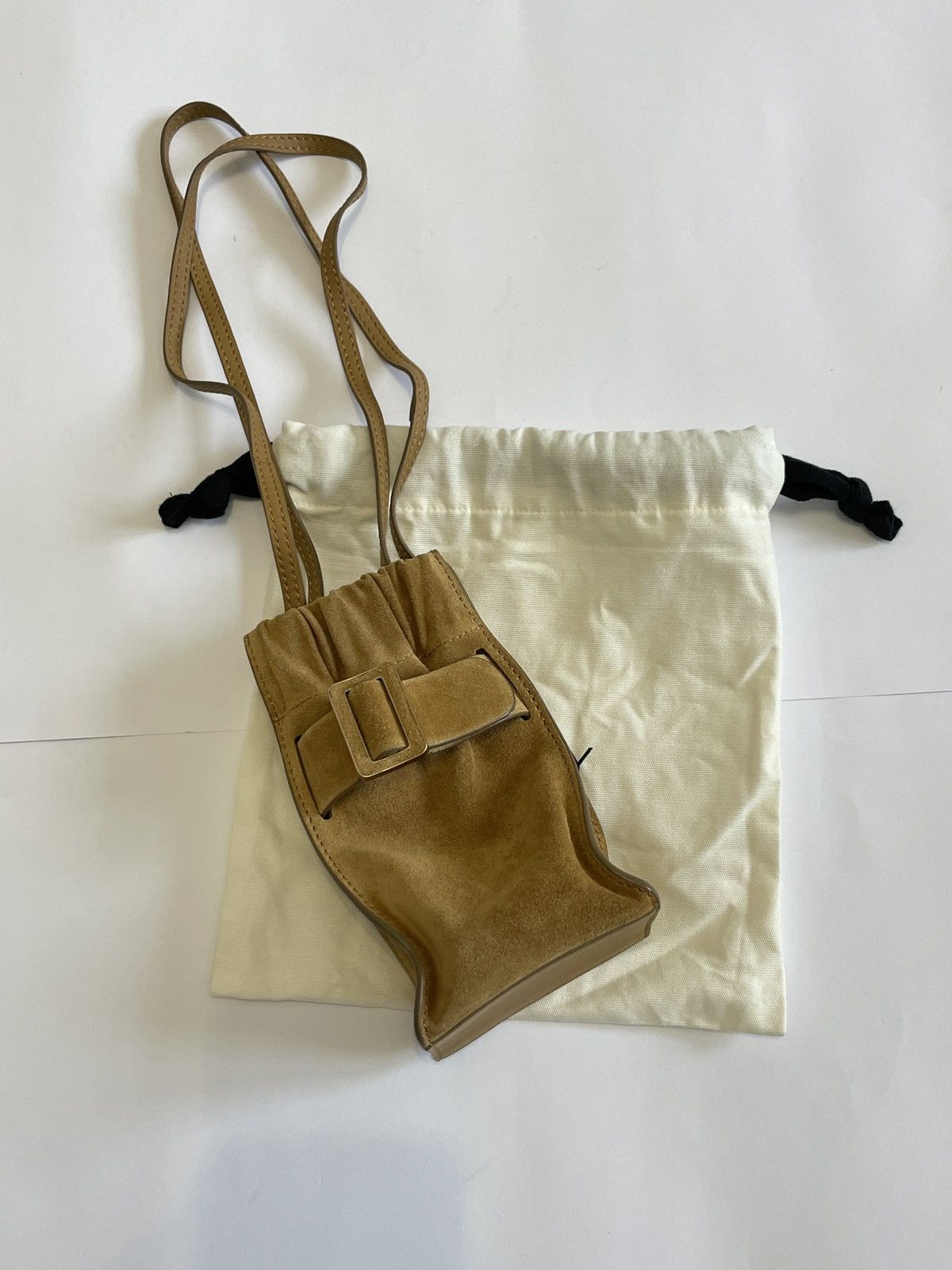 BOYY BOYY Suede Scrunchy Soft Shoulder Bag Size ONE SIZE - 1 Thumbnail