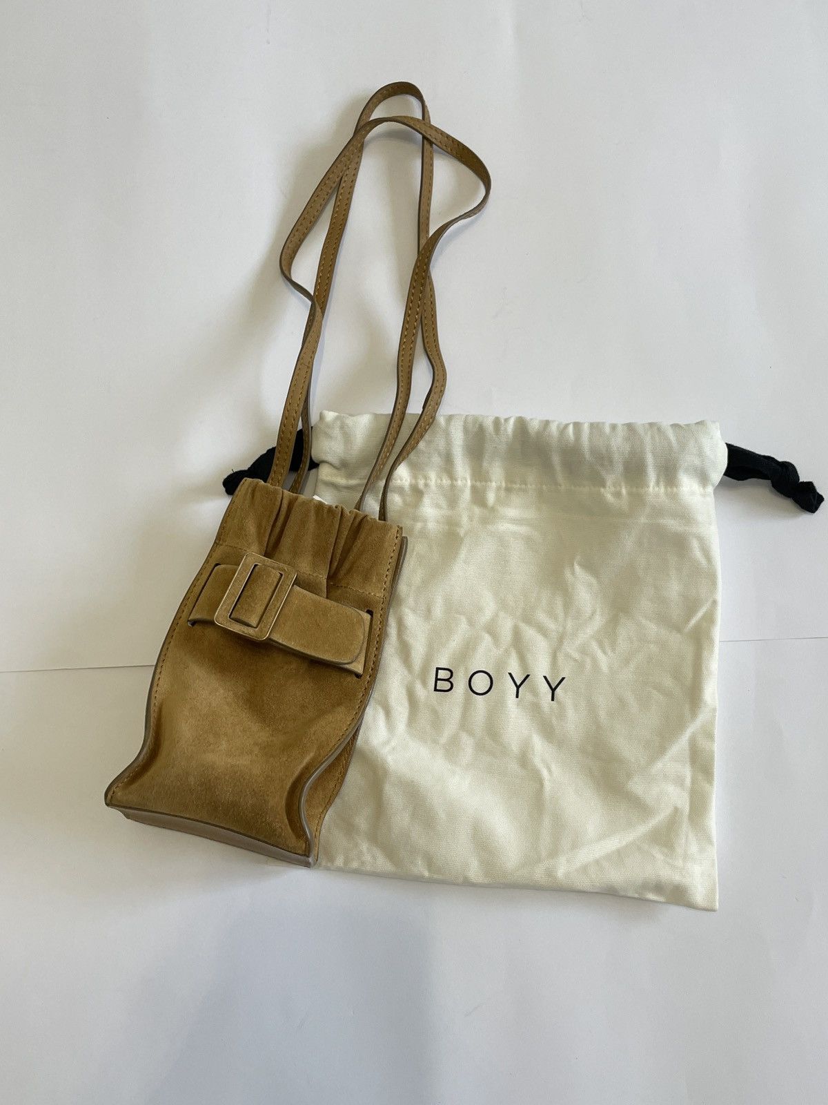 BOYY BOYY Suede Scrunchy Soft Shoulder Bag Size ONE SIZE - 2 Thumbnail