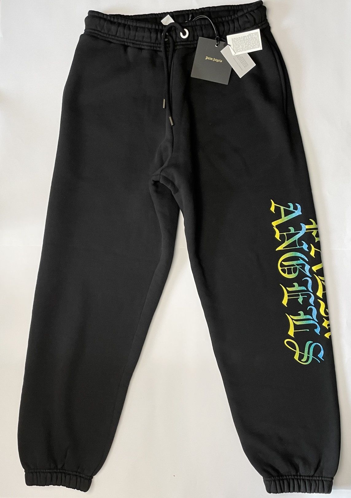 Palm Angels Palm Angels Gothic Logo Sweatpants Size US 36 / EU 52 - 3 Thumbnail
