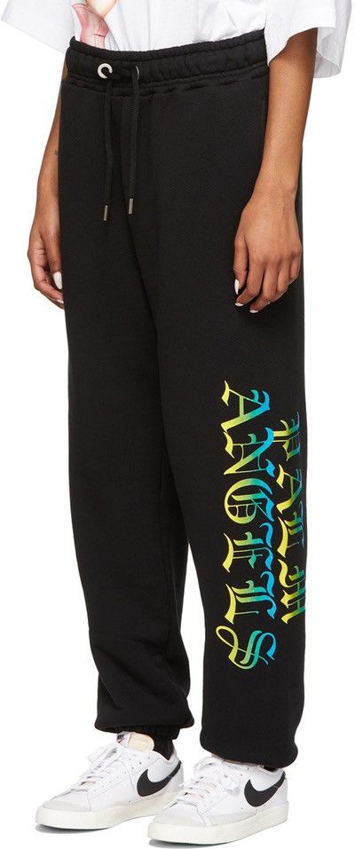 Palm Angels Palm Angels Gothic Logo Sweatpants Size US 36 / EU 52 - 2 Thumbnail