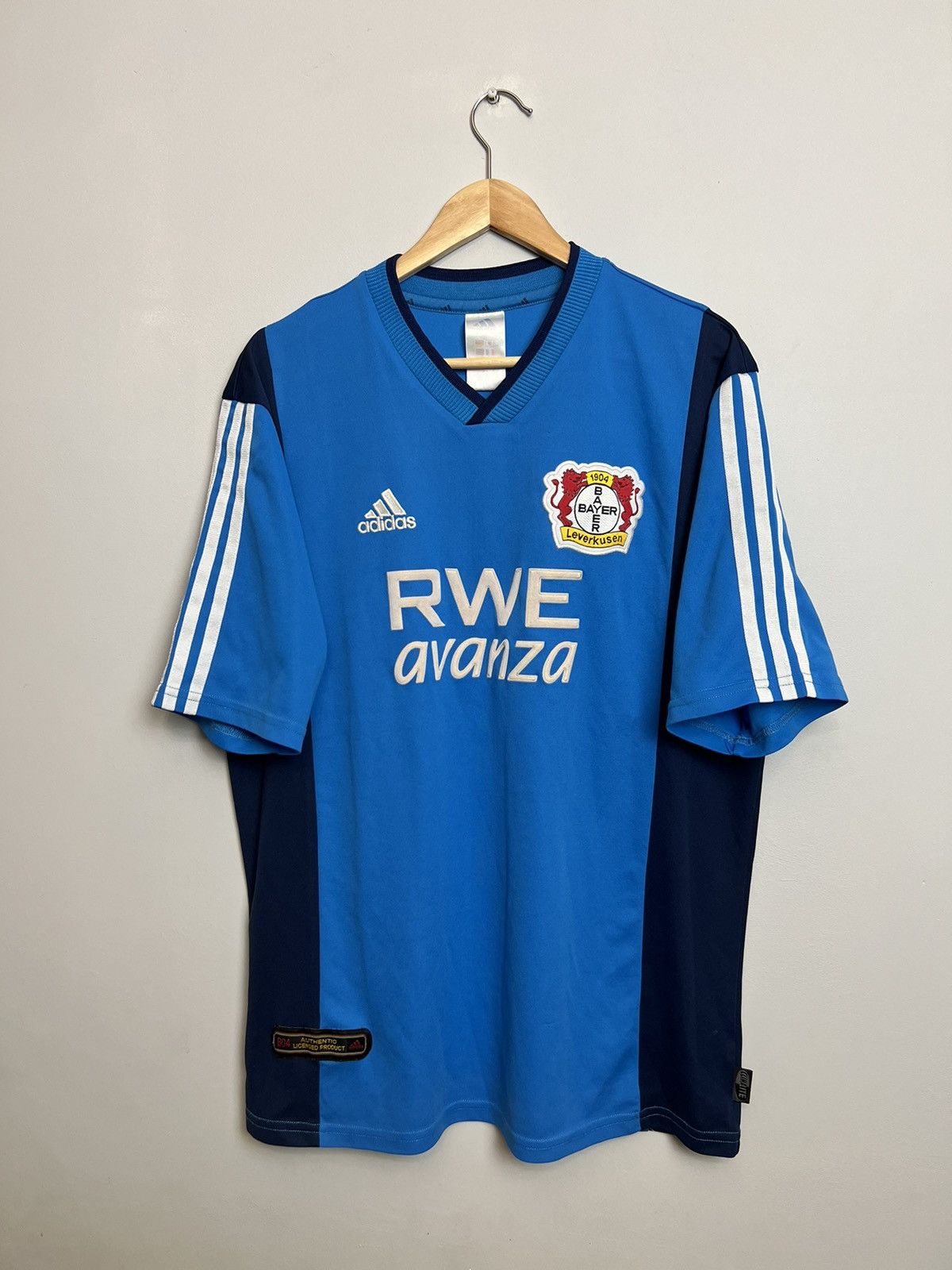 Adidas Rare Vintage 90s Adidas Bayer Leverkusen Football Jersey Size US L / EU 52-54 / 3 - 1 Thumbnail