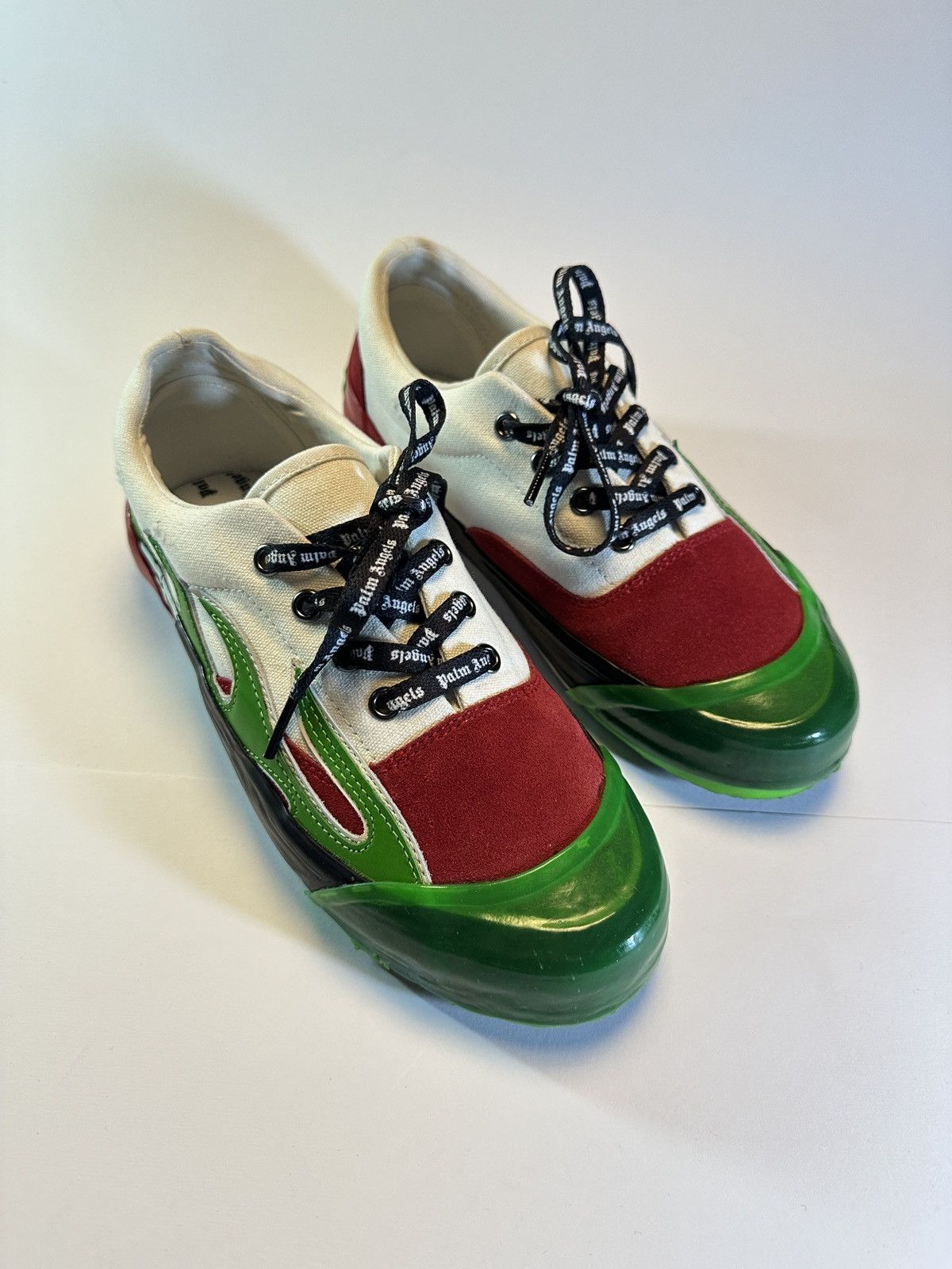 Palm Angels Palm Angels Multicolor flame sneakers Size US 8 / IT 38 - 1 Thumbnail