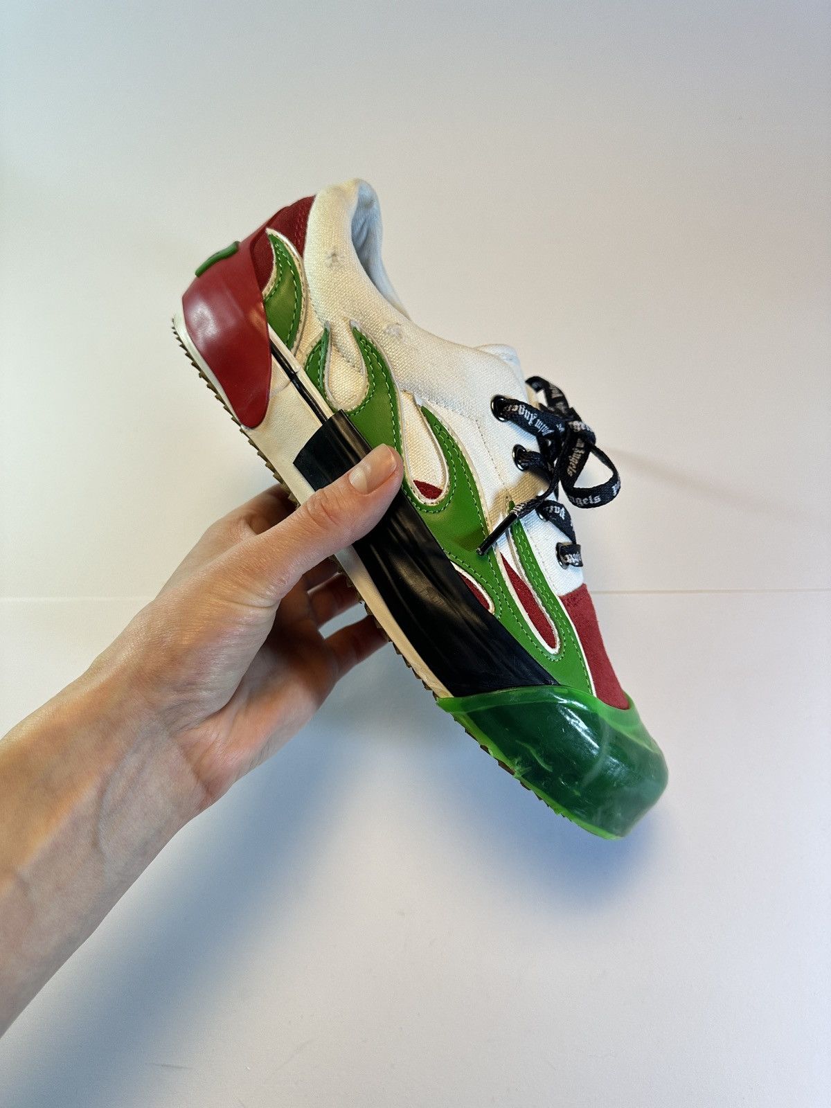 Palm Angels Palm Angels Multicolor flame sneakers Size US 8 / IT 38 - 6 Thumbnail