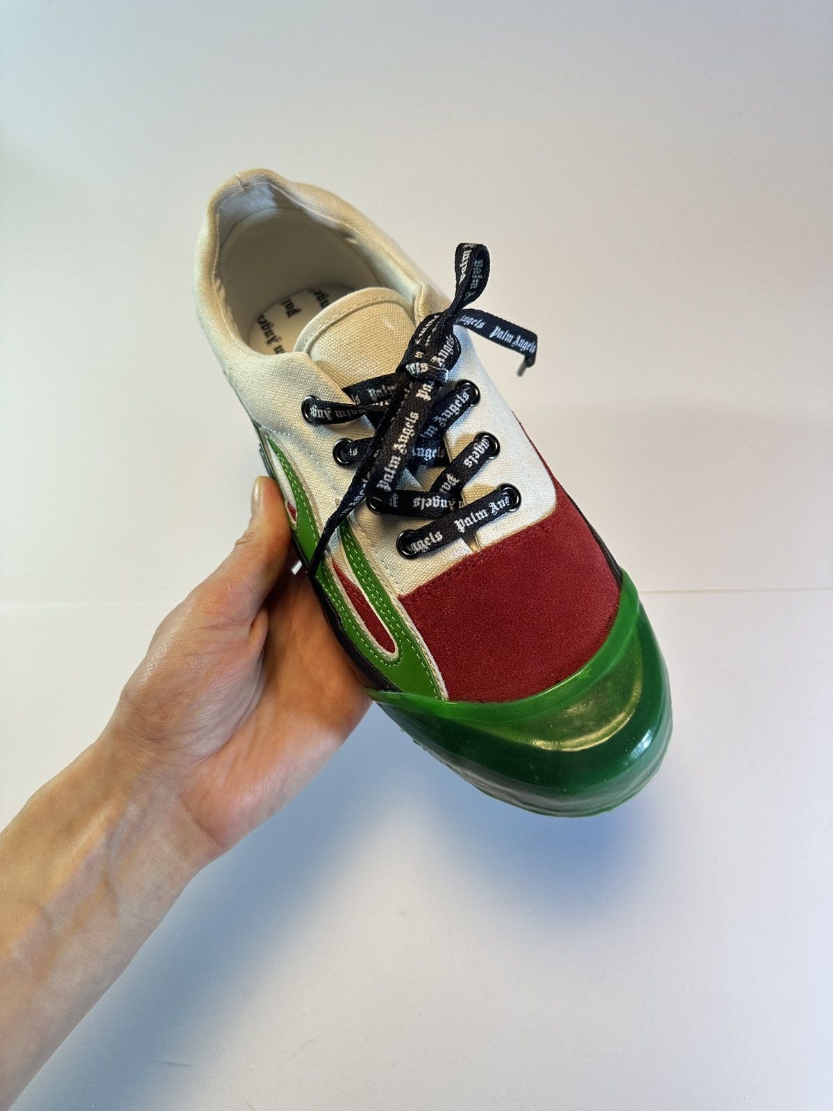 Palm Angels Palm Angels Multicolor flame sneakers Size US 8 / IT 38 - 10 Thumbnail