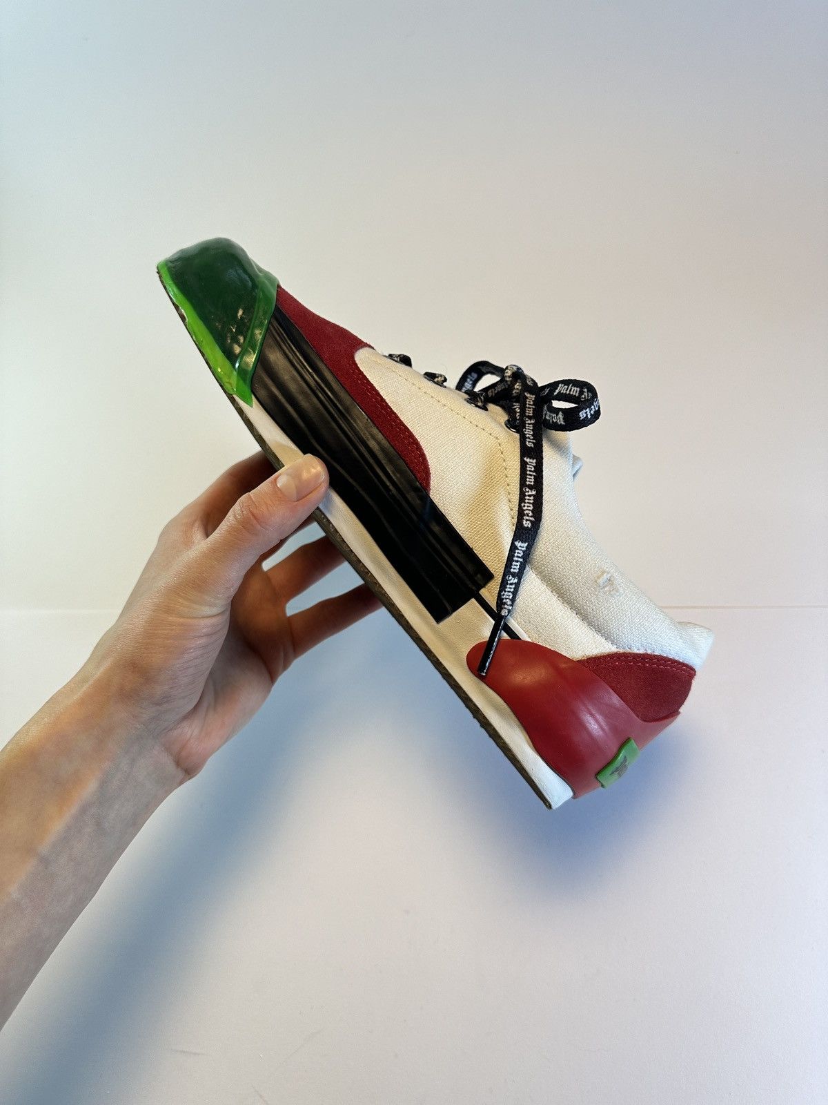 Palm Angels Palm Angels Multicolor flame sneakers Size US 8 / IT 38 - 11 Thumbnail