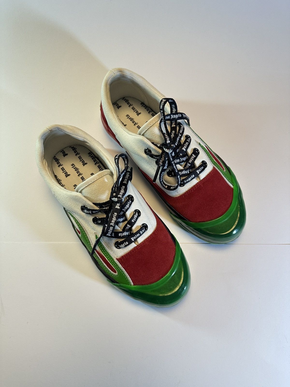 Palm Angels Palm Angels Multicolor flame sneakers Size US 8 / IT 38 - 2 Thumbnail
