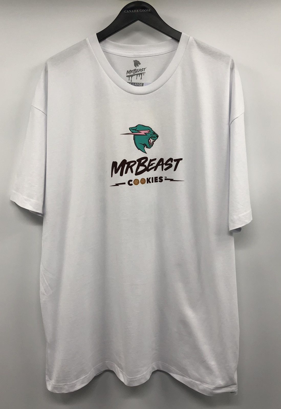 Other Mr. Beast Cookies Feast White T-Shirt 2XL Size US XXL / EU 58 / 5 - 7 Thumbnail