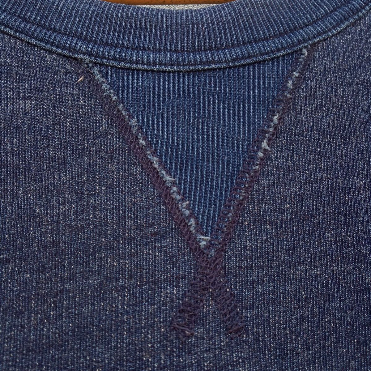 Indigo Vintage Blue Indigo Denime Style Casual Sleeve Less Jumper Size US M / EU 48-50 / 2 - 4 Thumbnail