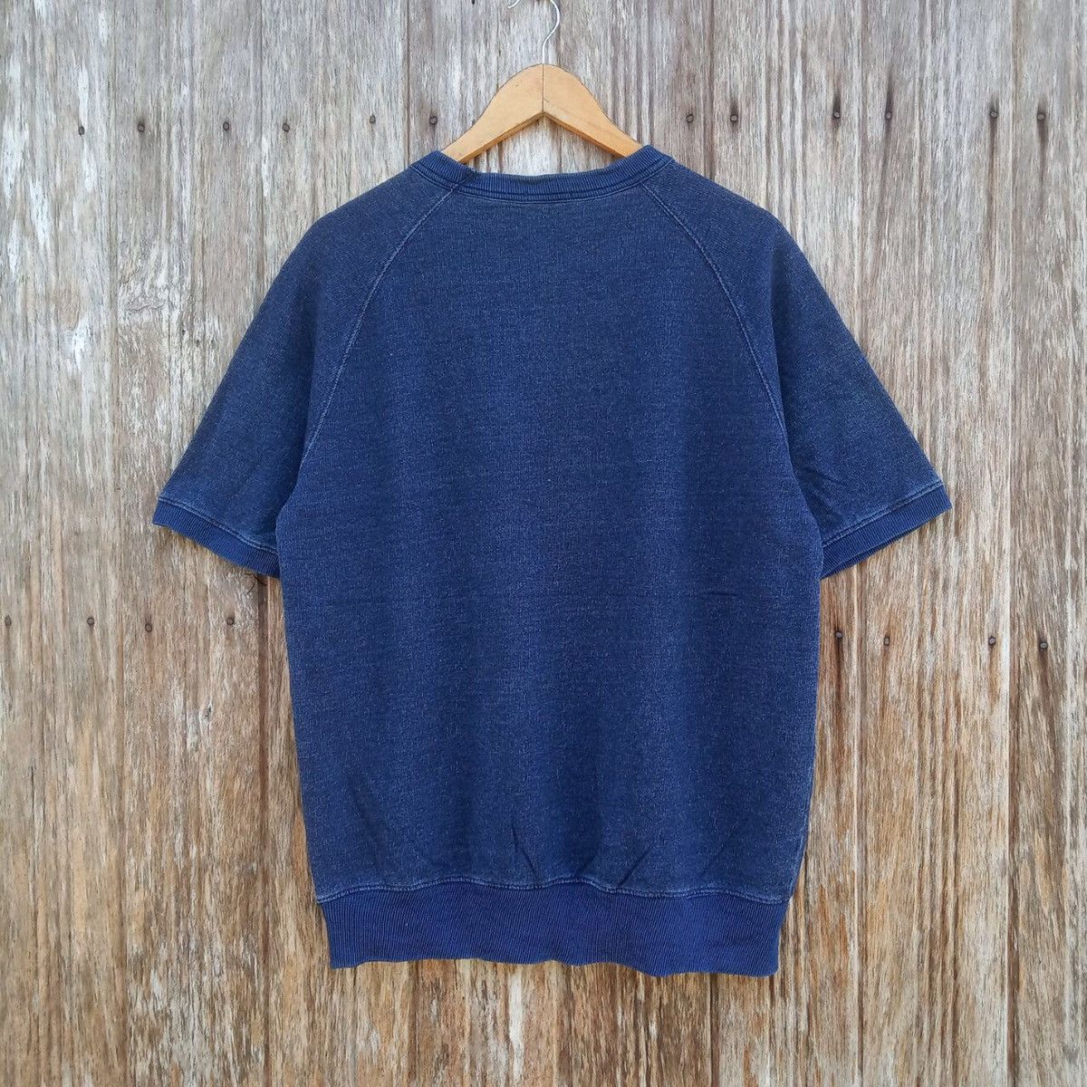 Indigo Vintage Blue Indigo Denime Style Casual Sleeve Less Jumper Size US M / EU 48-50 / 2 - 2 Thumbnail