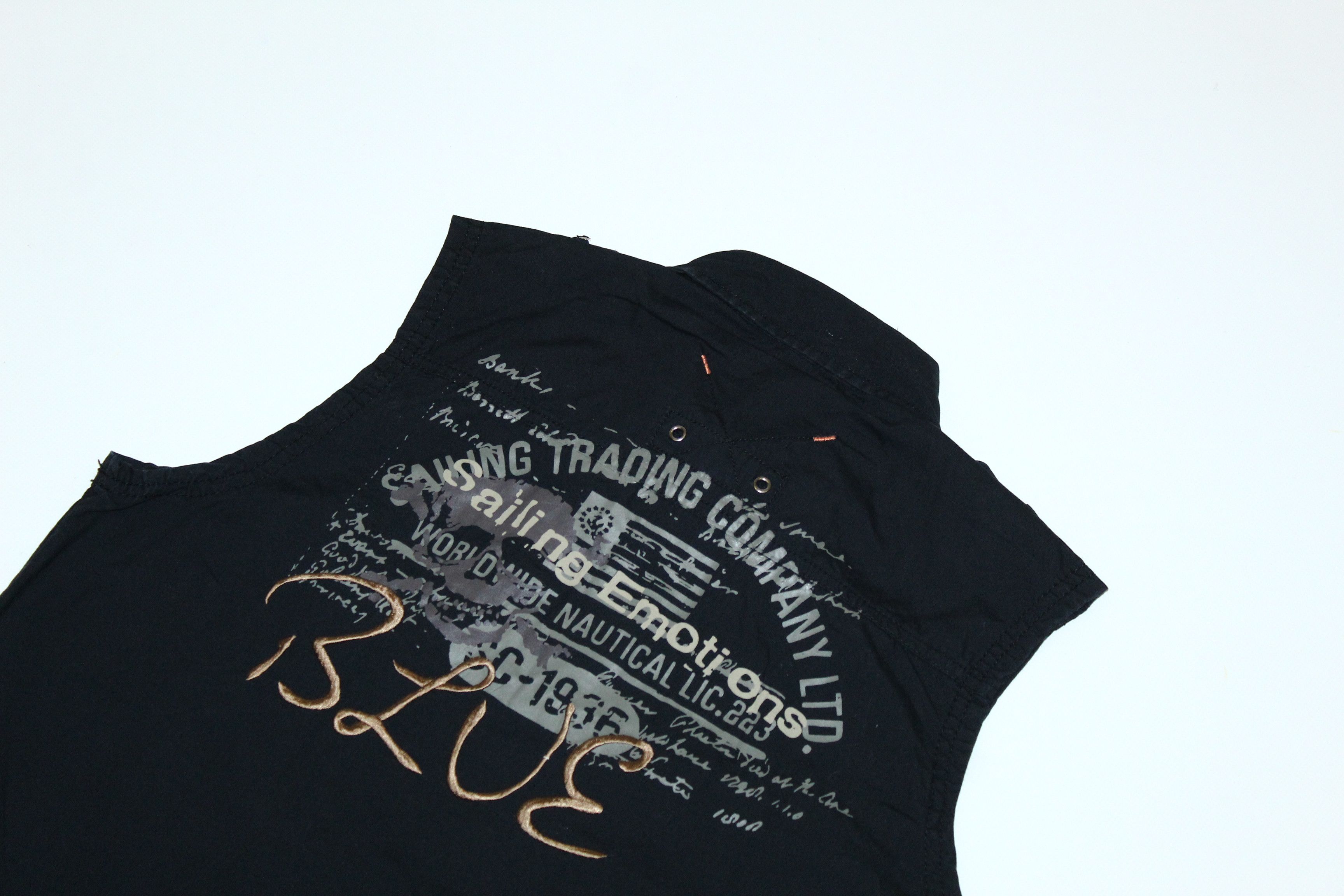 KMRii VTG🔥 Samurai Jeans punk seditionaries poem sleeveless shirt Size US S / EU 44-46 / 1 - 5 Thumbnail
