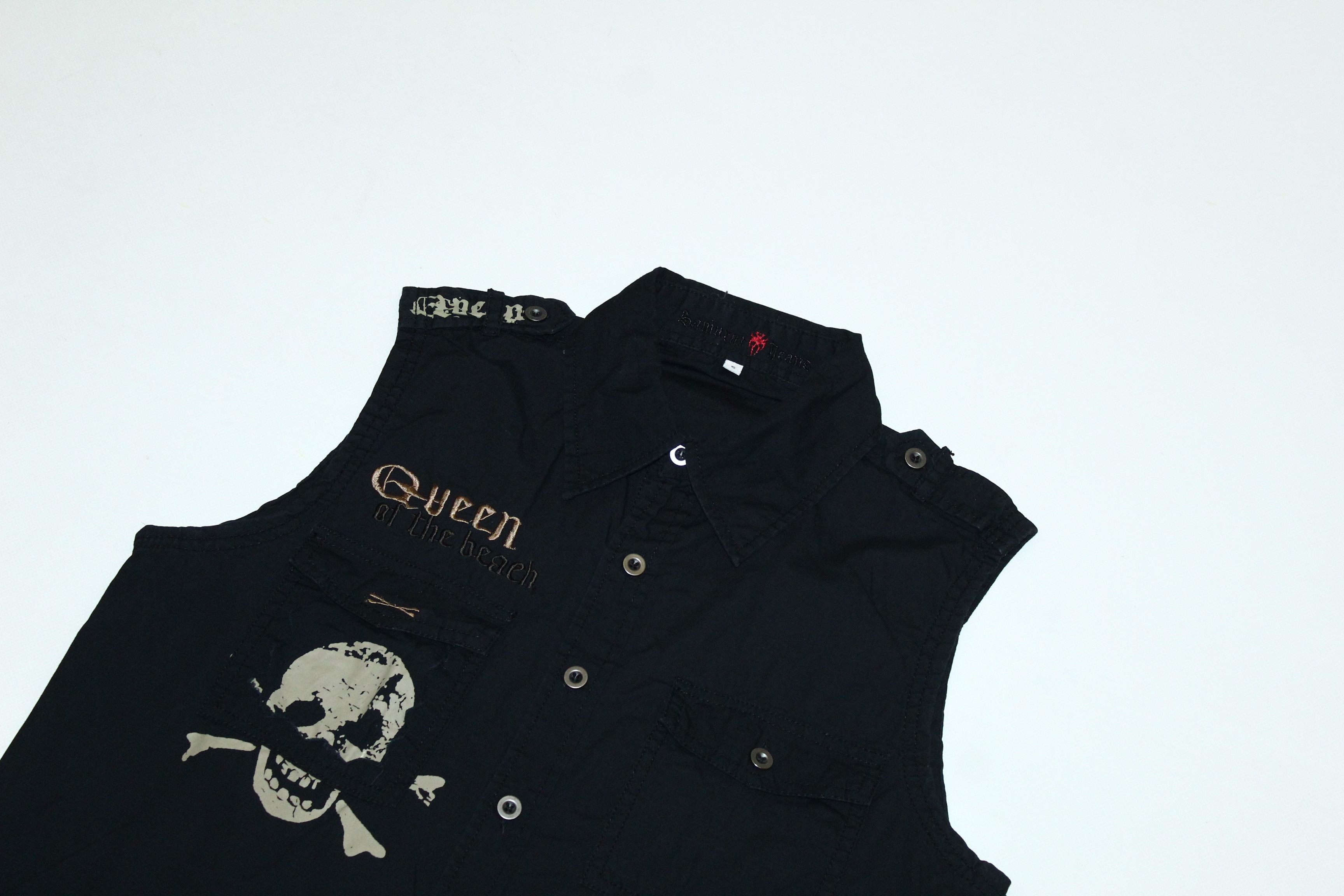 KMRii VTG🔥 Samurai Jeans punk seditionaries poem sleeveless shirt Size US S / EU 44-46 / 1 - 4 Thumbnail