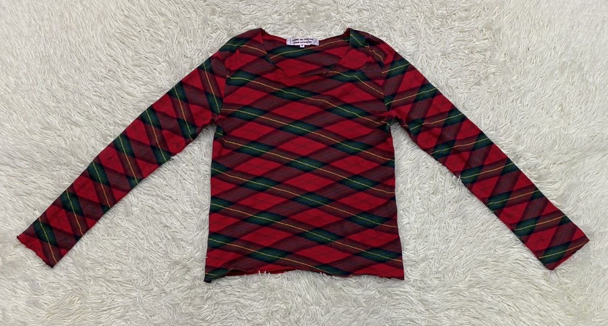 Comme des Garcons × Japanese Brand Comme Des Garçons AD2010 Checkered Shirt Size S / US 4 / IT 40 - 2 Thumbnail