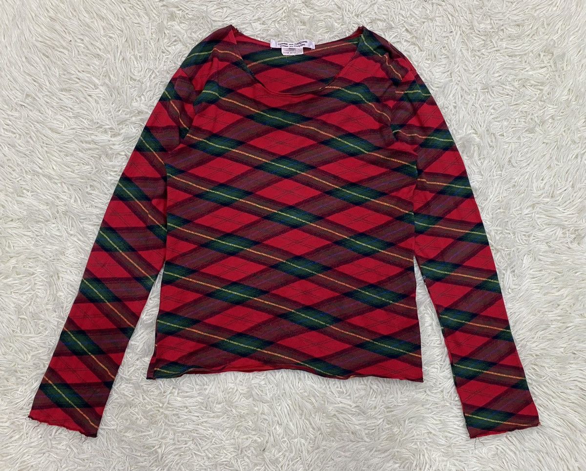 Comme des Garcons × Japanese Brand Comme Des Garçons AD2010 Checkered Shirt Size S / US 4 / IT 40 - 1 Thumbnail