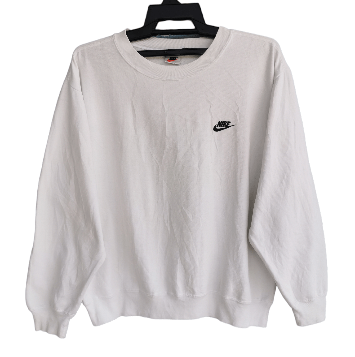 Nike Vintage 90's Nike White Tag Sweatshirt Size US L / EU 52-54 / 3 - 1 Thumbnail