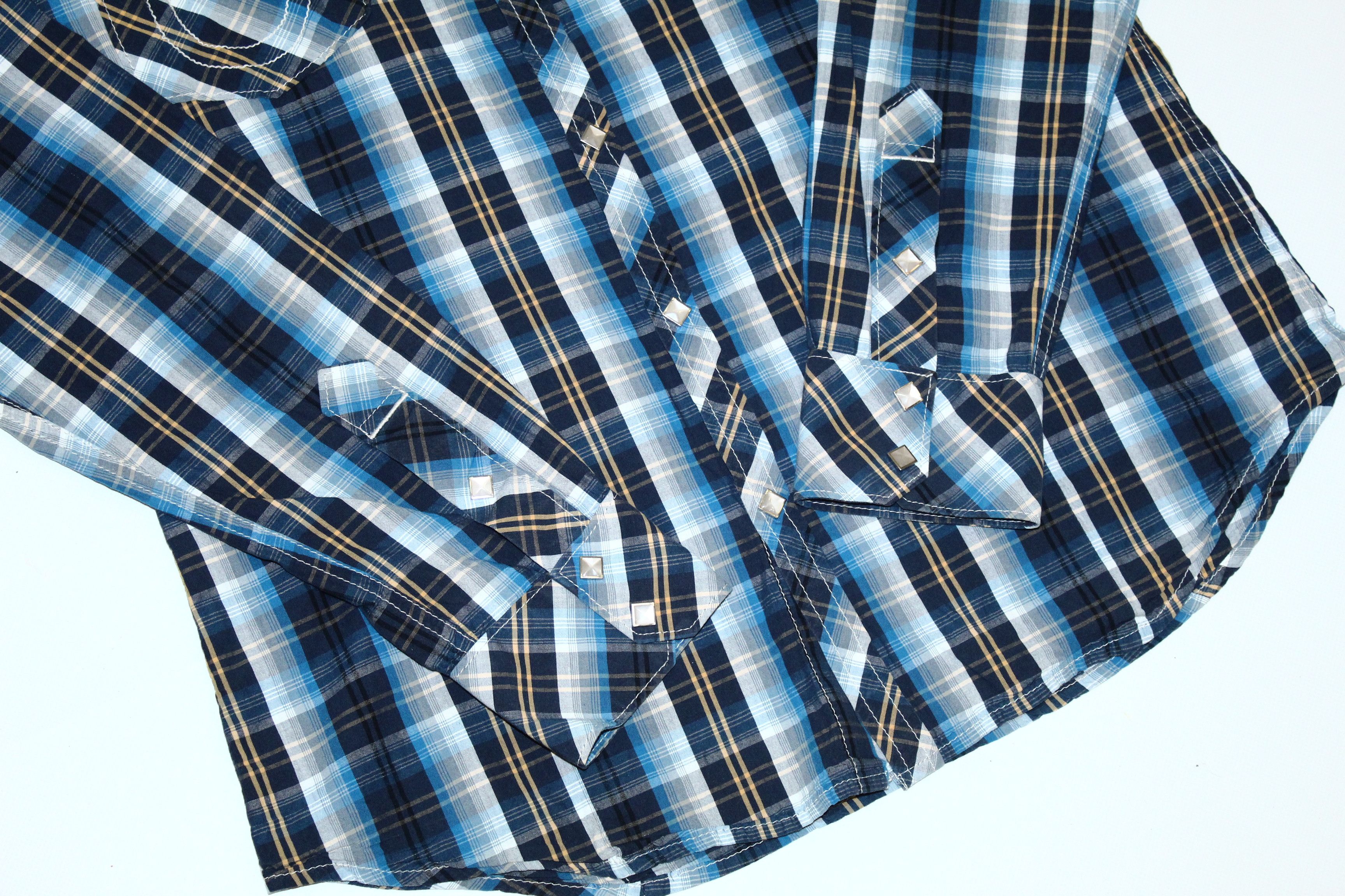 True Religion True Religion Snap Button Plaid Western Shirt Size US XXL / EU 58 / 5 - 6 Thumbnail