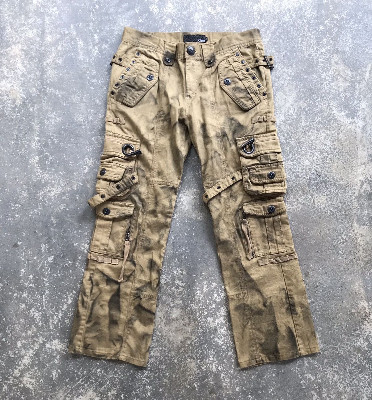 Japanese Brand Xfrm Tactical Multipocket Cargo Pants Casual Pants