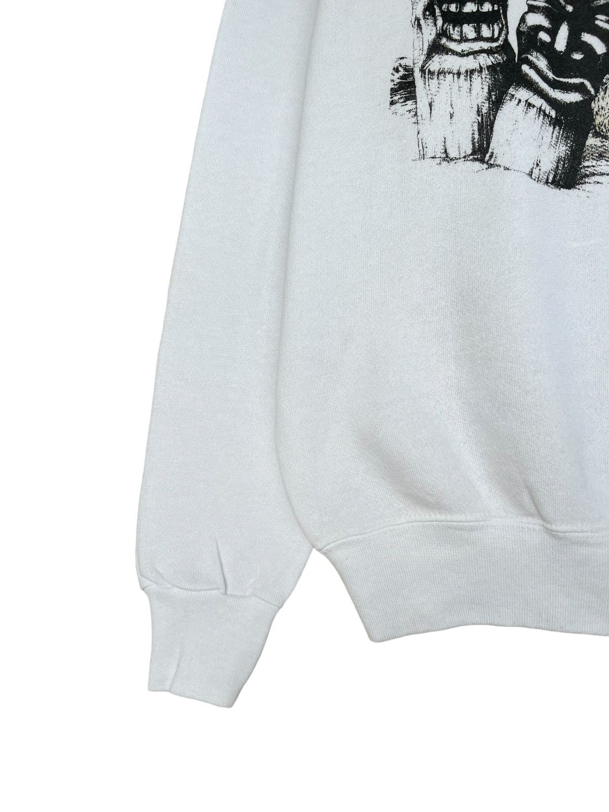 Hook-Ups Rare Vintage 90s Bronze Age Skull Graphic Hoodie Medium Size US M / EU 48-50 / 2 - 7 Thumbnail