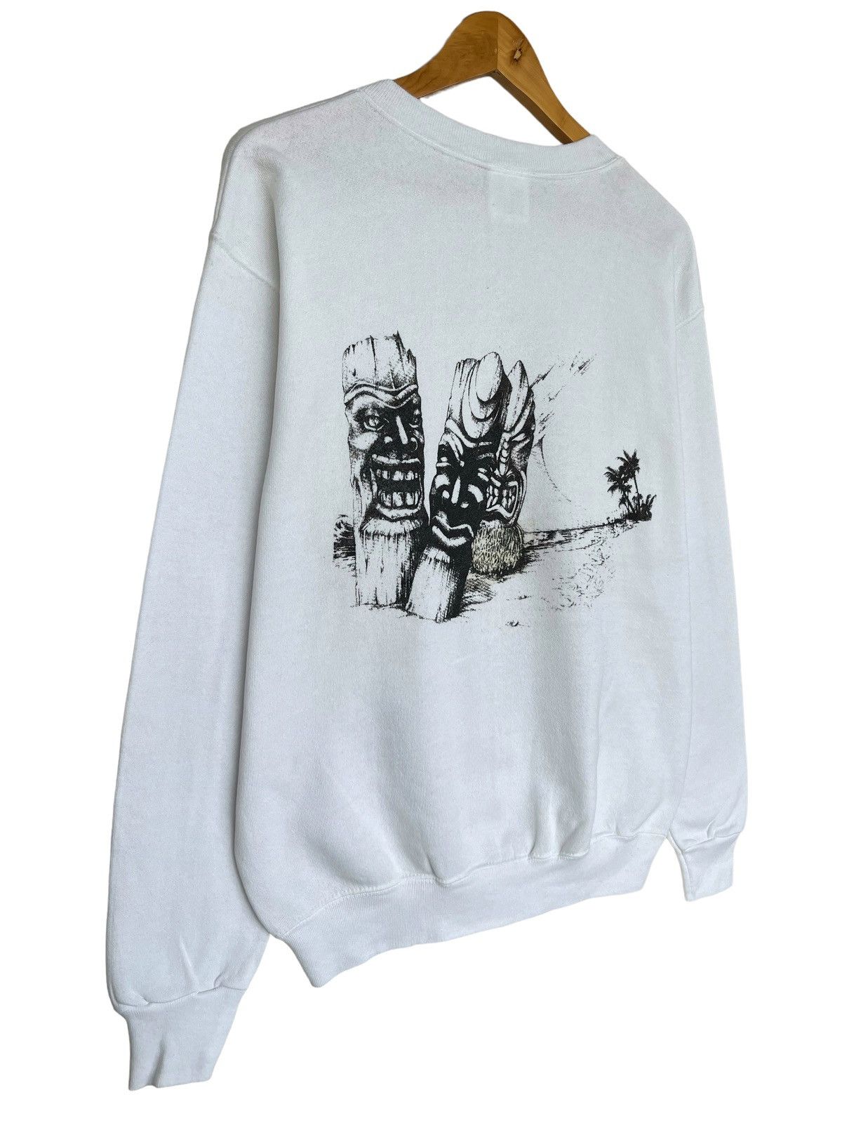 Hook-Ups Rare Vintage 90s Bronze Age Skull Graphic Hoodie Medium Size US M / EU 48-50 / 2 - 3 Thumbnail