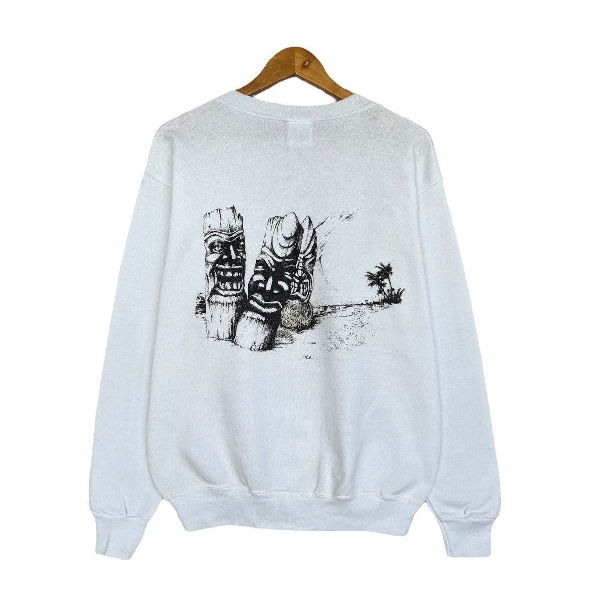 Hook-Ups Rare Vintage 90s Bronze Age Skull Graphic Hoodie Medium Size US M / EU 48-50 / 2 - 1 Thumbnail